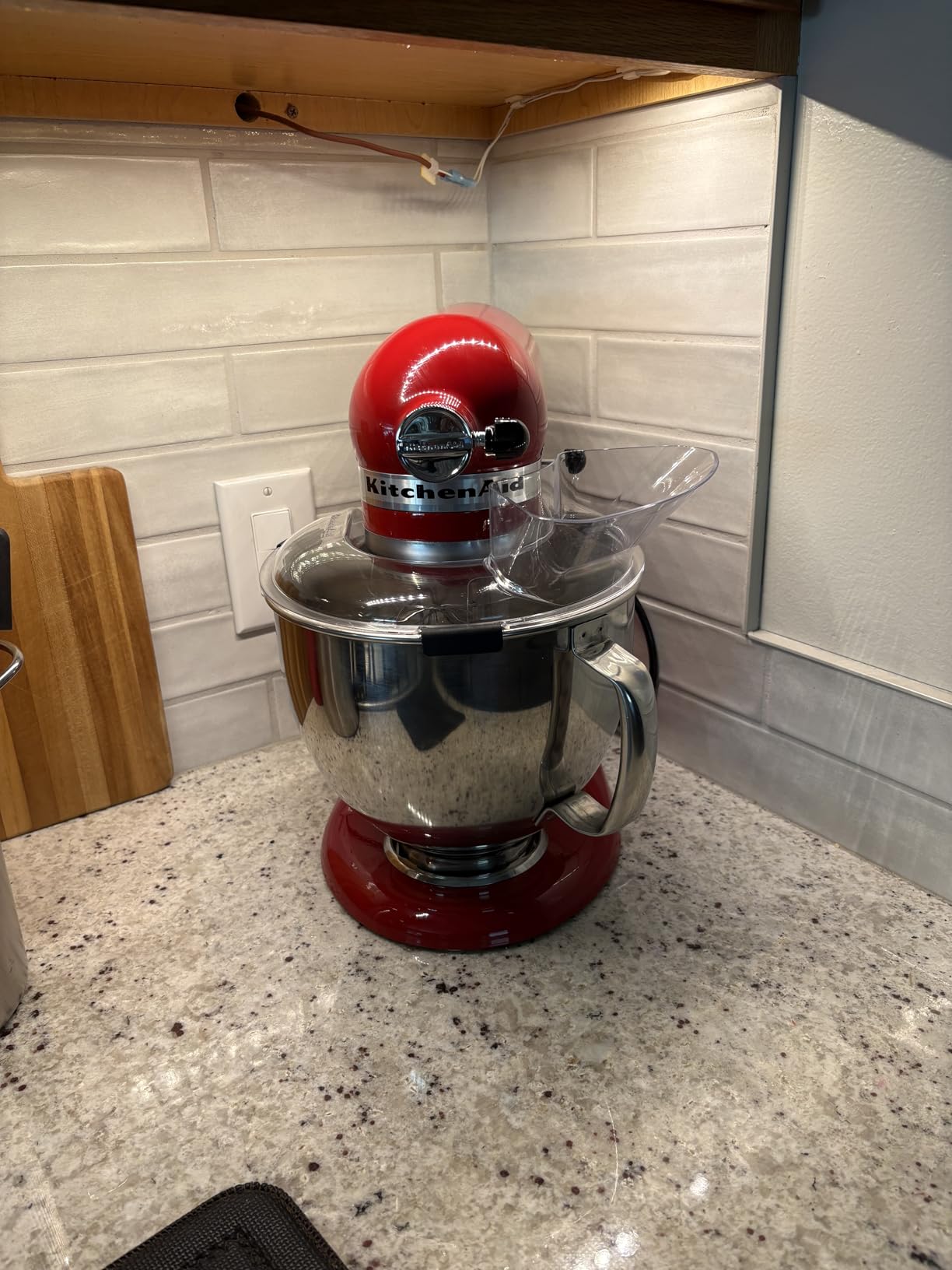 KitchenAid Artisan, 5-Qt Tilt Head Stand Mixer, KSM150PS, Almond Cream customer photo 1