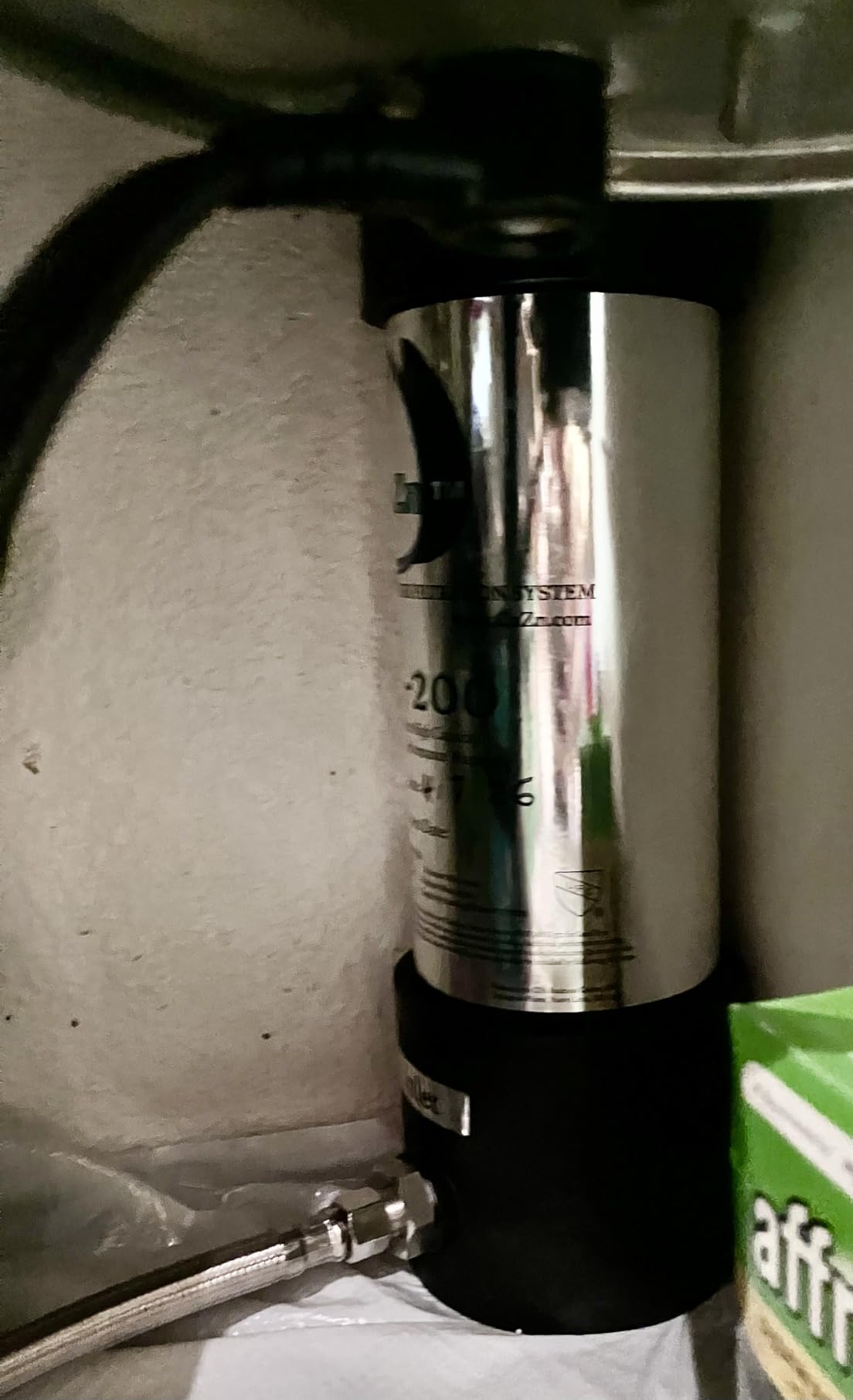 CuZn Under Sink Water Filter for Sink Faucet, 5 Year Filter Life, NSF/ANSI 42 & 372 Certified, Reduces PFAs, PFOS, Lead, Chlorine, Inline Faucet Connection, Improves Tap Water Taste customer photo 2