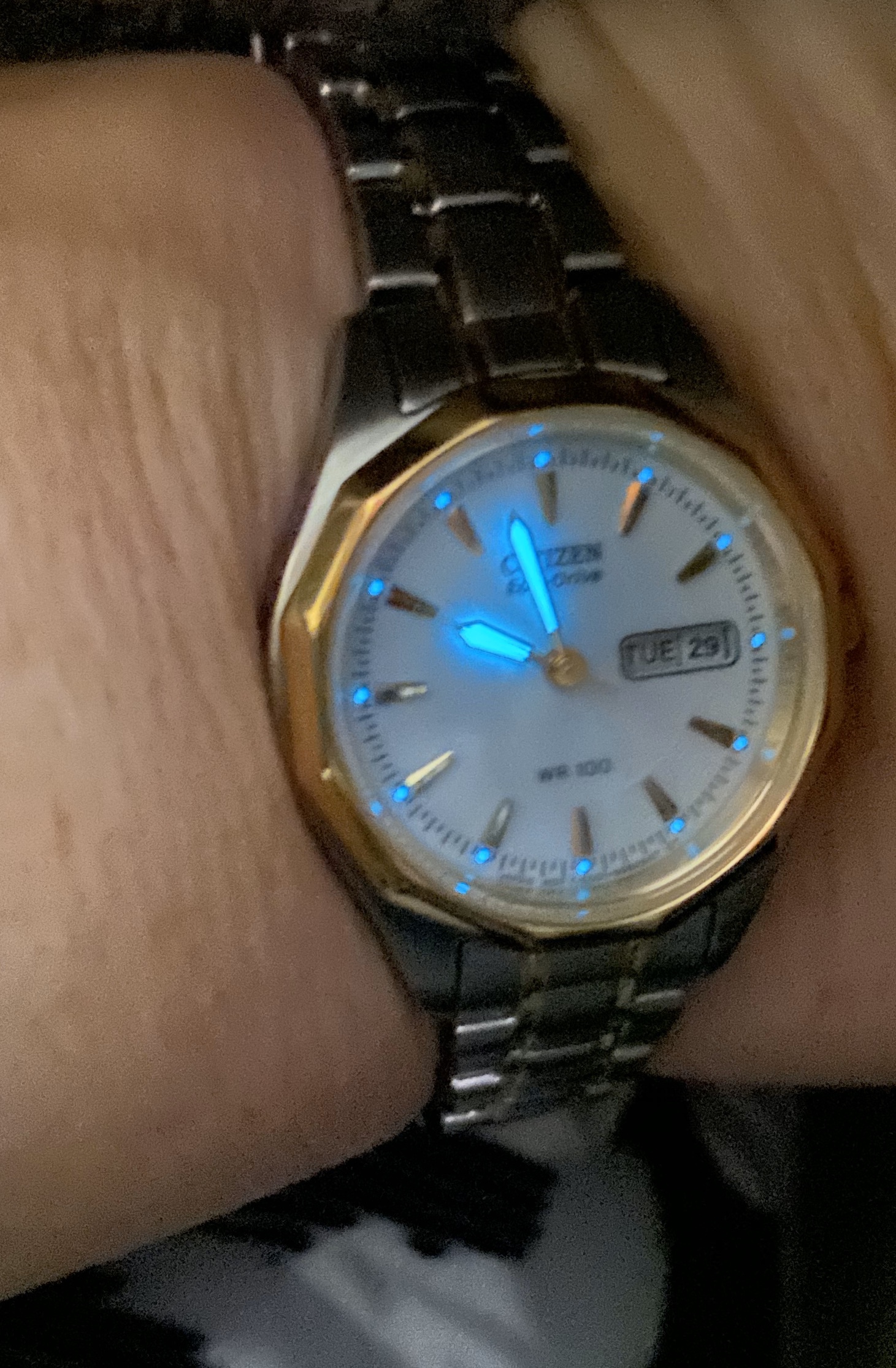 Citizen Women's Eco-Drive Dress Classic Watch in Two-Tone Stainless Steel, White Dial (Model: EW3144-51A) customer photo 1
