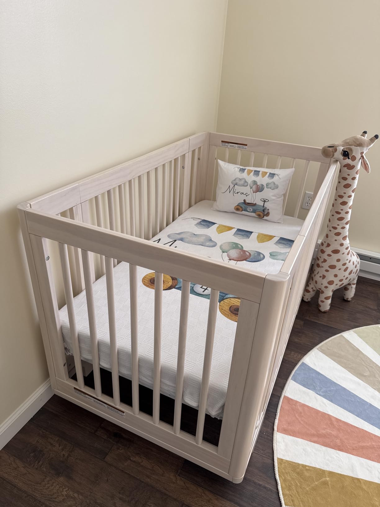 Moonlight Slumber Little Dreamer Crib Mattress - Dual-Sided Baby and Toddler Mattress, Firm Infant Support, Waterproof and Hypoallergenic, 5