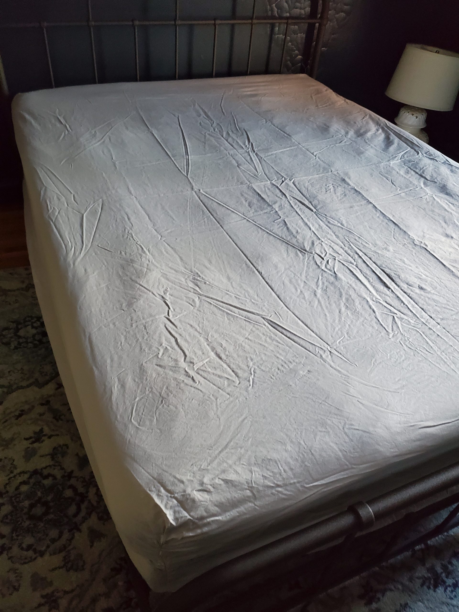 Sleep & Beyond 60 by 80-Inch Organic Merino Wool Mattress Topper Queen, Ivory customer photo 2