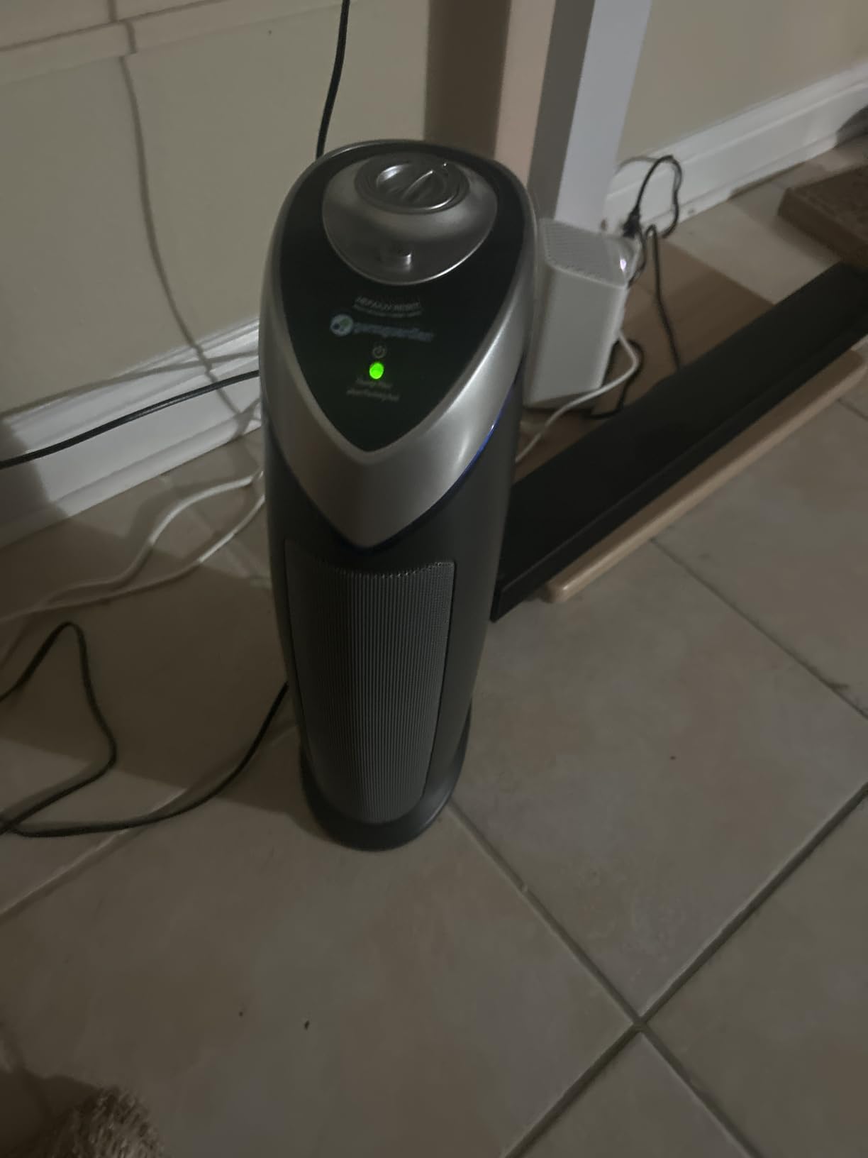 GermGuardian 4-in-1 HEPA Air Purifier for Home, Large Rooms Up to 743 Sq. Ft. with HEPA Air Filter, UV-C Light & Odor Reduction, AC4825E, 22 Tower Gray customer photo 2