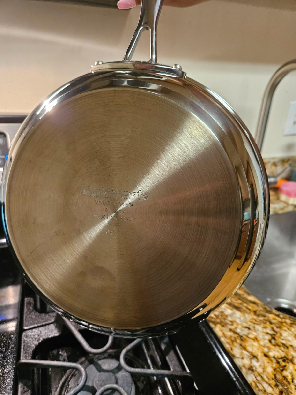 Cuisinart Chef's Classic 11-Piece Stainless Steel Pots and Pans Set, Cookware Set Compatible with Induction, Electric, Gas Cooktops, Aluminum Core for Even Heat, Cool Grip Handles, Dishwasher Safe customer photo 1