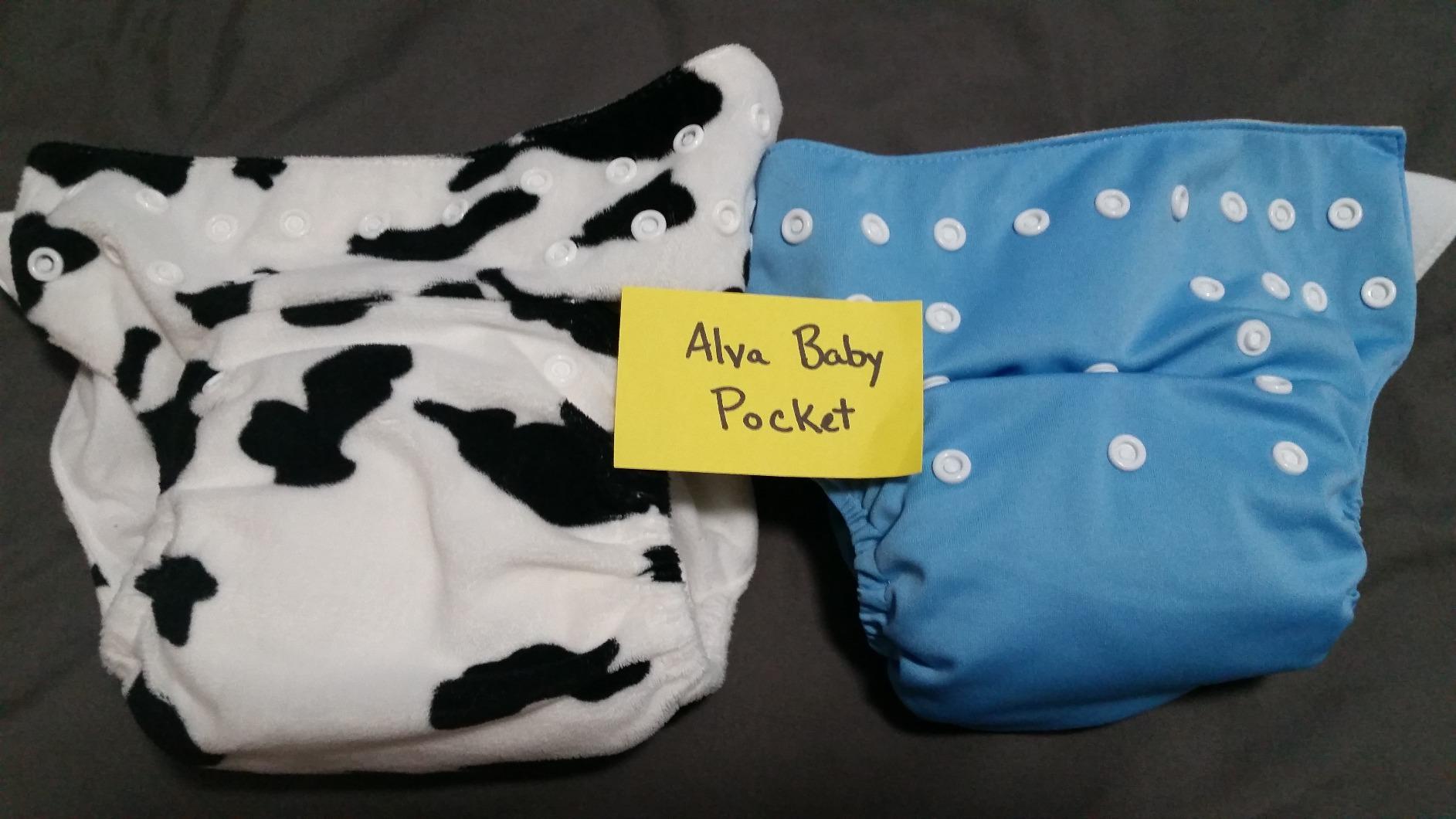 ALVABABY Baby Cloth Diaper 6 Pack with 12 Inserts One Size Cloth Diaper Covers Adjustable Washable Reusable for Baby Girls and Boys customer photo 1