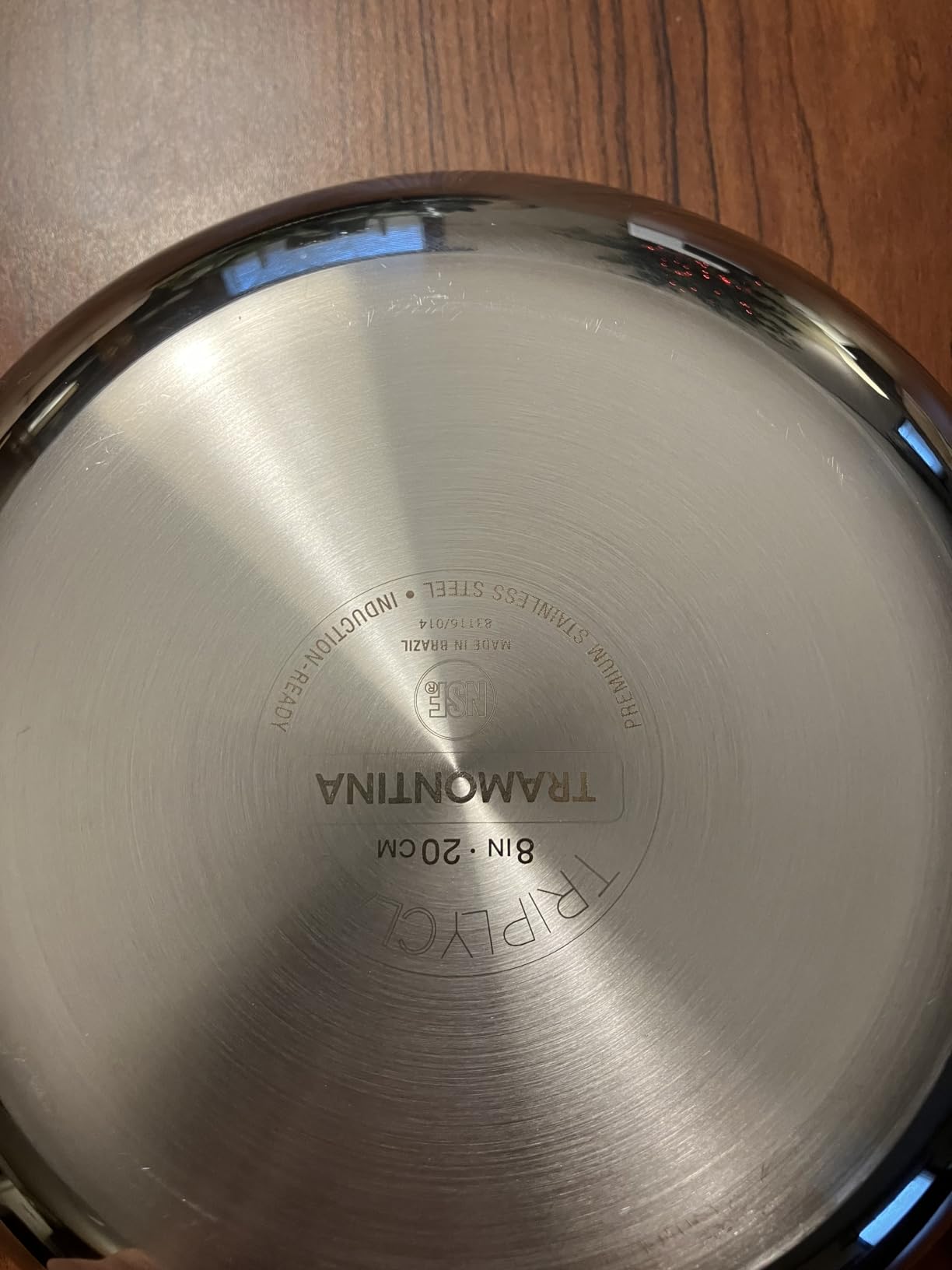 Tramontina Signature Tri-Ply Clad Stainless Steel 12-Inch Large Frying Pan, Induction-Ready Skillet, Dishwasher-Safe, NSF-Certified, Made in Brazil customer photo 1
