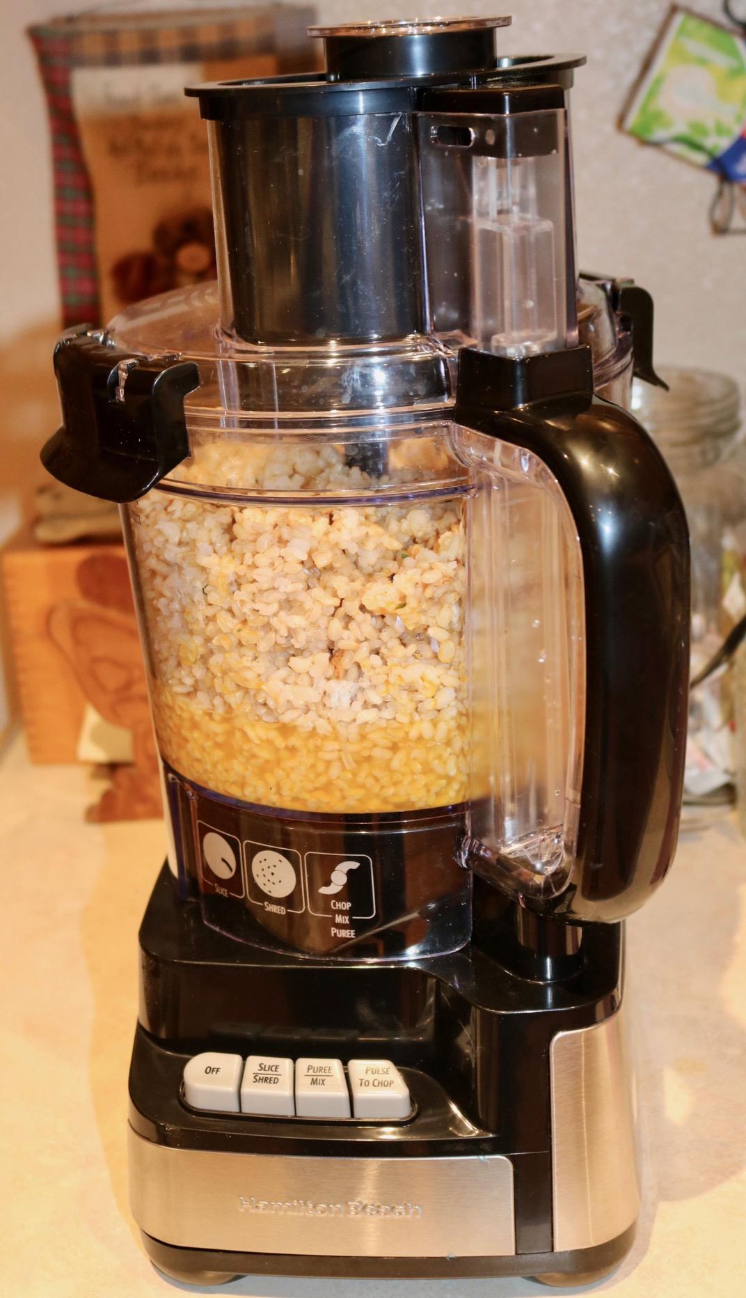 Hamilton Beach 12 Cup Stack & Snap Food Processor and Vegetable Chopper | BPA Free | Stainless Steel Blades | 2-Speed 450 Watt Motor |Easy Stacking Assembly | Black | 70725A customer photo 1