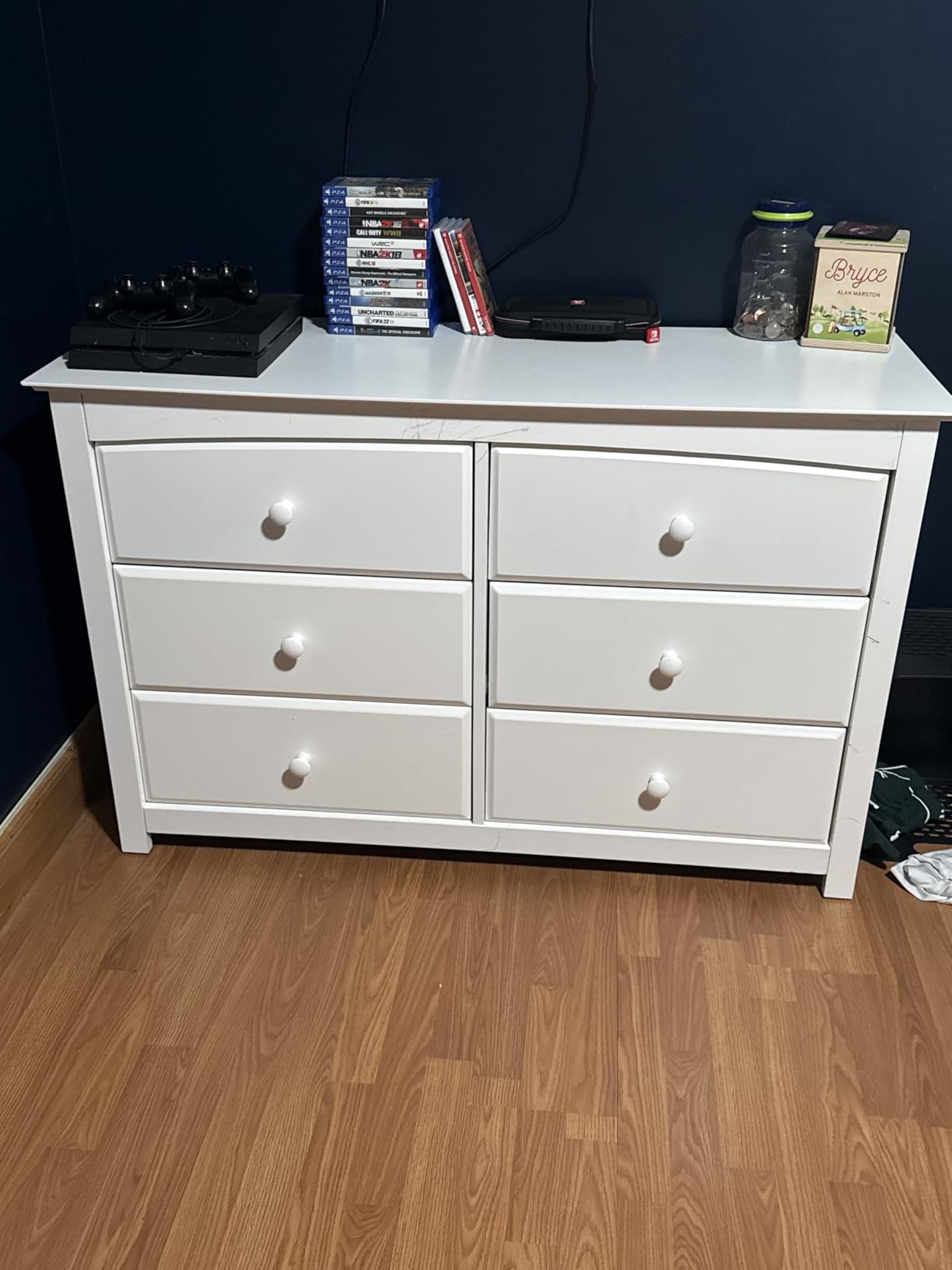 Storkcraft Kenton 6 Drawer Double Dresser (White) - Kids Bedroom, Nursery Dresser Organizer, Chest Of Drawers customer photo 1