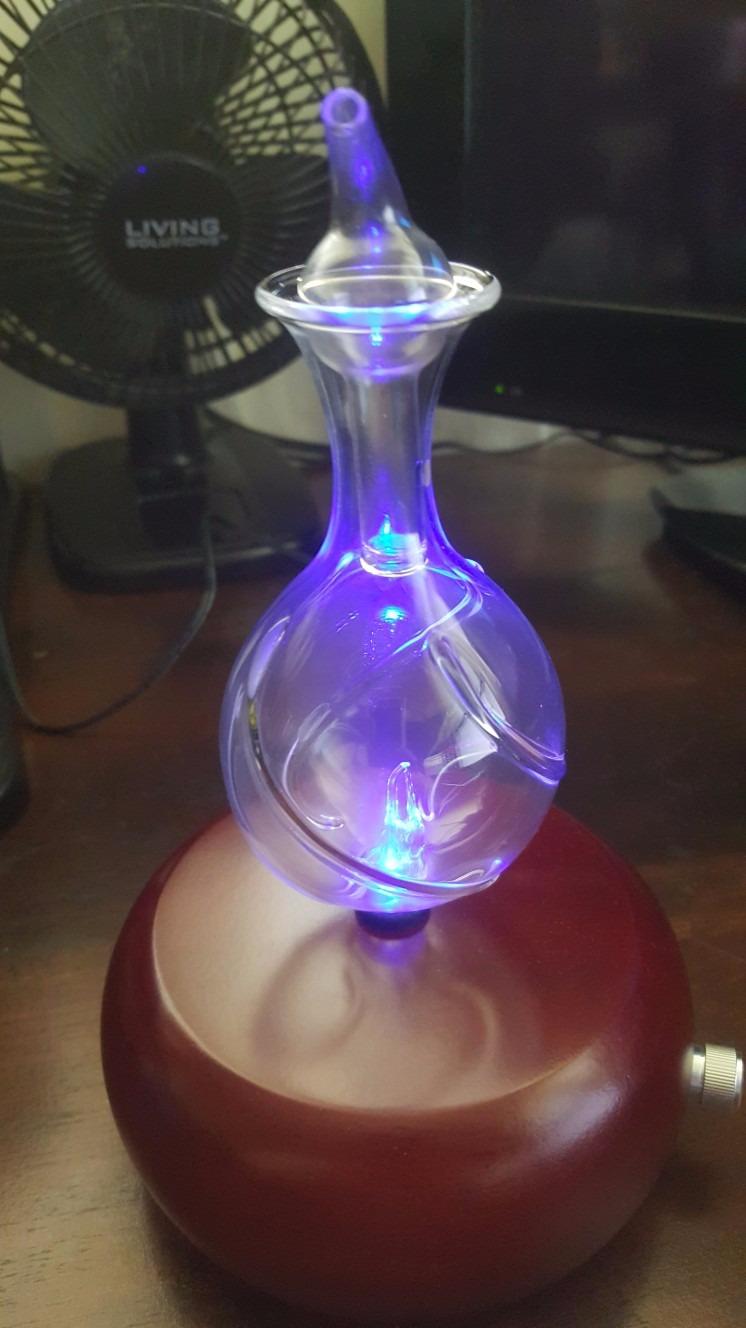 Nebulizing Pure Essential Oil Aromatherapy Diffuser, Premium Home & Professional Use, No Heat, No Water, No Plastic - Dark Radiance by Organic Aromas customer photo 2