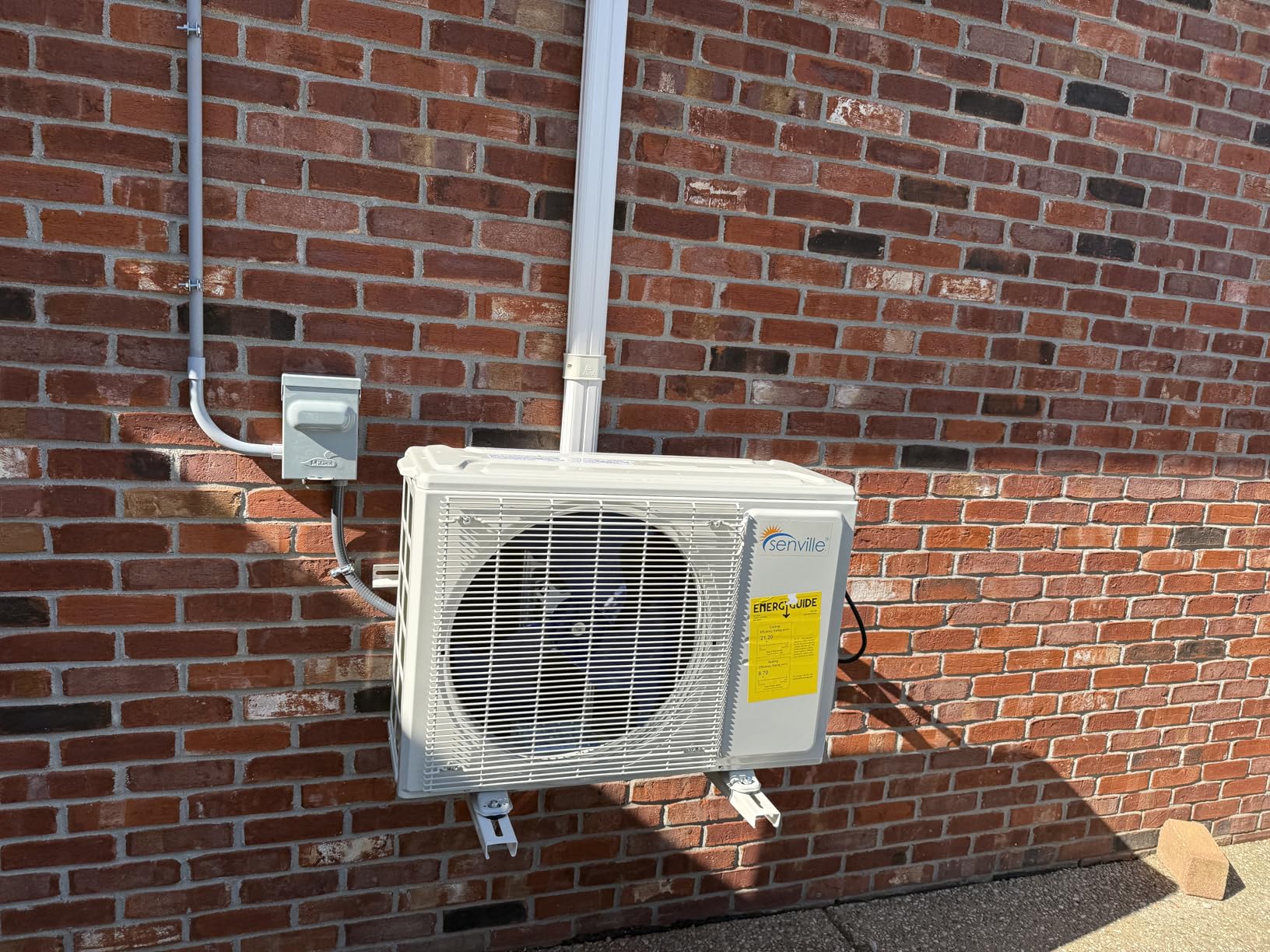 Senville LETO Mini Split Air Conditioner, Heat Pump, White, 12000 BTU customer photo 2