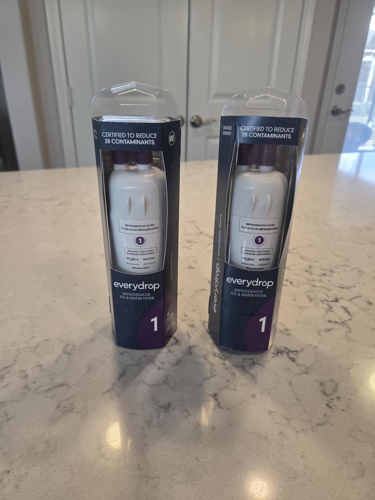 everydrop by Whirlpool Ice and Water Refrigerator Filter 1, EDR1RXD1, Single-Pack customer photo 1