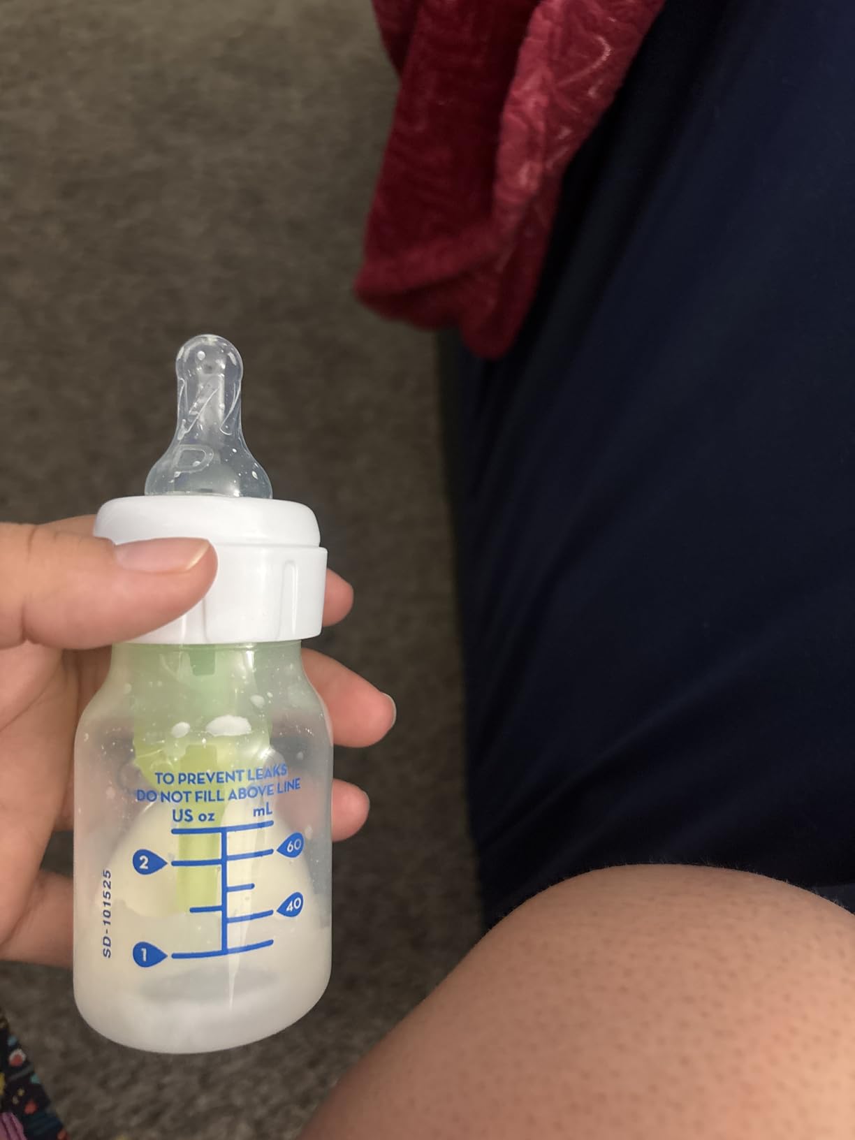 Dr. Brown's Natural Flow Anti-Colic Options+ Narrow Baby Bottle, 4 oz/120 mL, with Level 1 Slow Flow Nipple, 0m+, 4 Pack customer photo 2