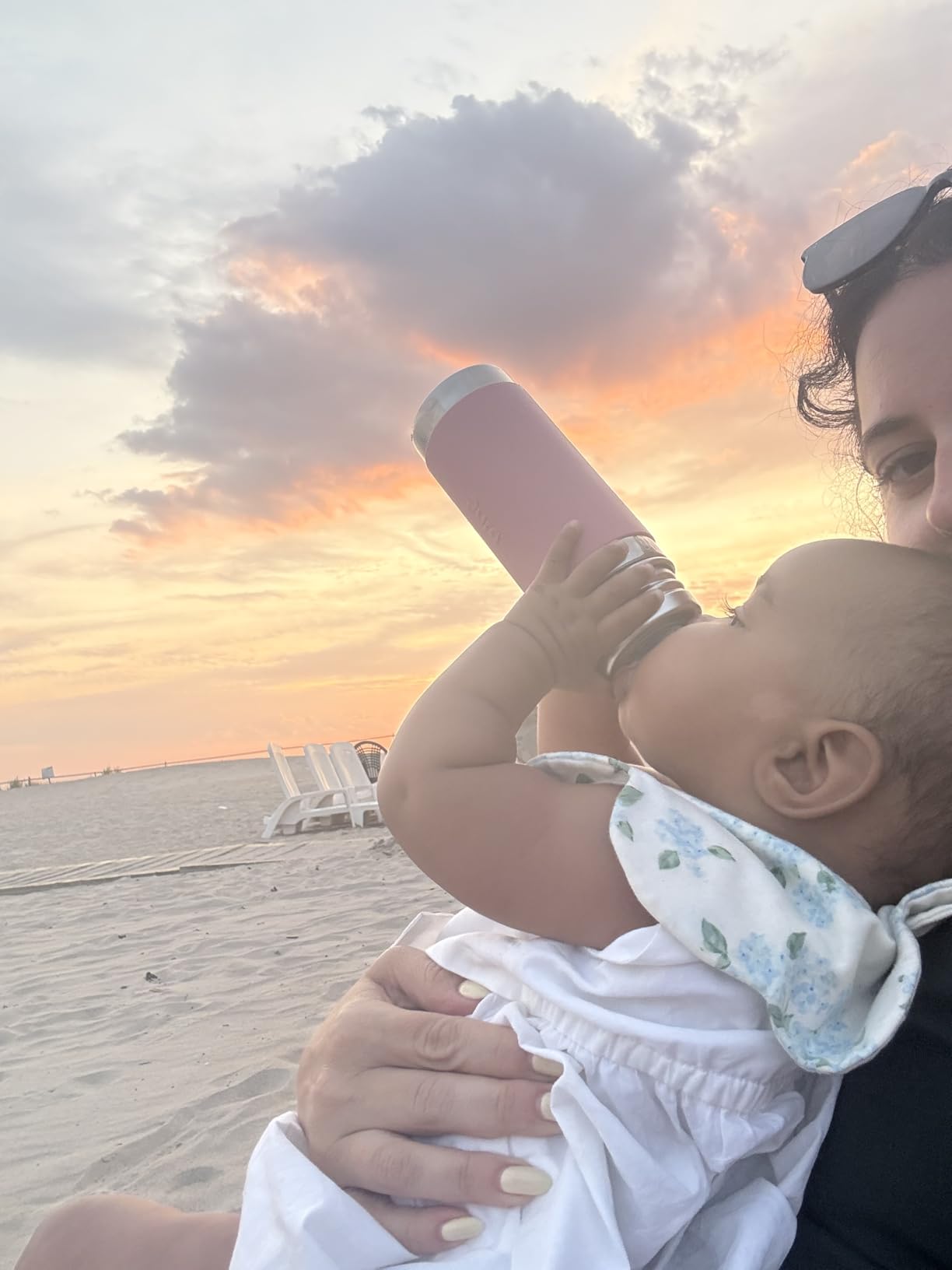 Pura Kiki 7oz Stainless Steel Insulated Infant Bottle - Includes Silicone Medium-Flow Nipple & Sleeve - Anti-Colic, Plastic-Free, MadeSafe Certified customer photo 2