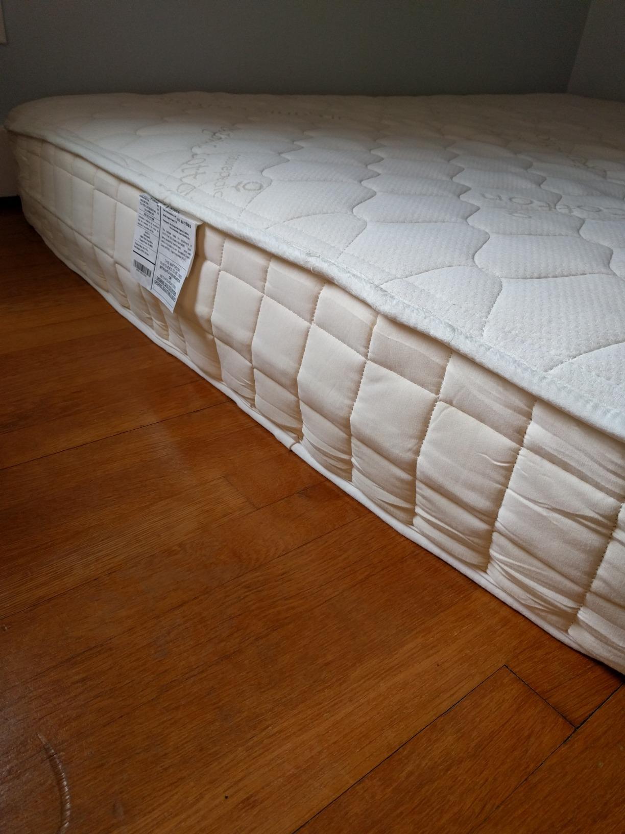 Naturepedic Verse Organic Kids Mattress - Queen Firm Mattress with Encased Coil Layers - Quilted and Waterproof Sides - Universal Comfort Mattress for Trundle Bed and Bunk Bed customer photo 1