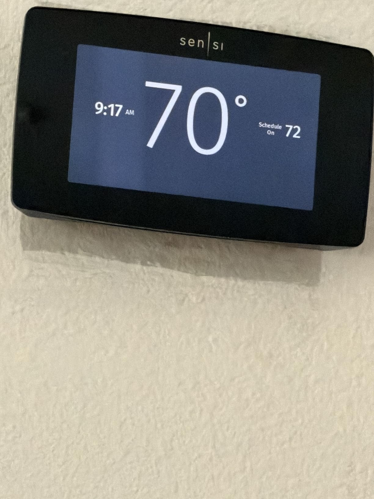 Emerson Sensi Touch Wi-Fi Smart Thermostat with Touchscreen Color Display, Works with Alexa, Energy Star Certified, C-wire Required, ST75 customer photo 2