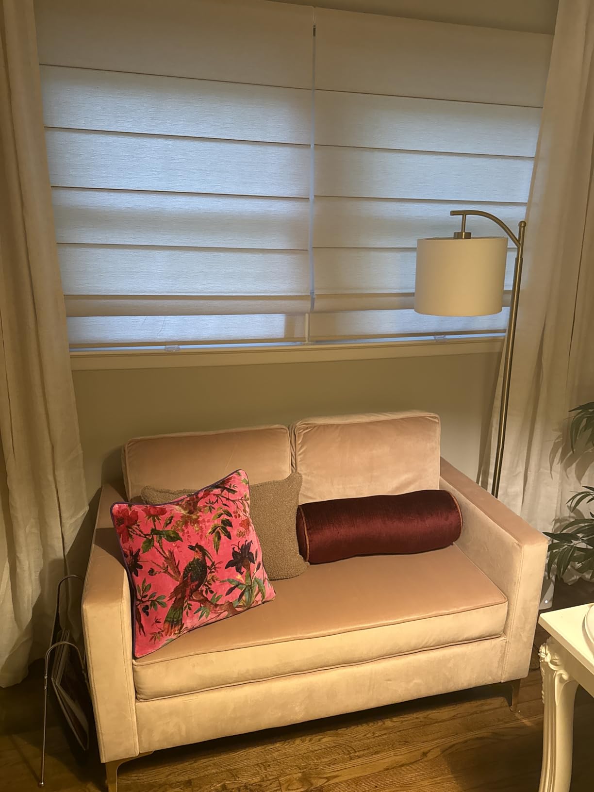 H.VERSAILTEX Natural Linen Sheer Curtains 84