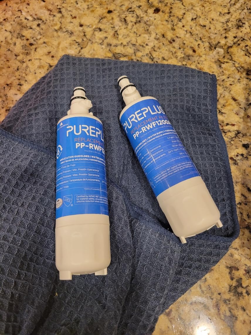PUREPLUS 9690 Replacement for Kenmore Elite 469690 LG LT700P RFC 1200A ADQ36006102 Refrigerator Water Filter, 4 Pack customer photo 1
