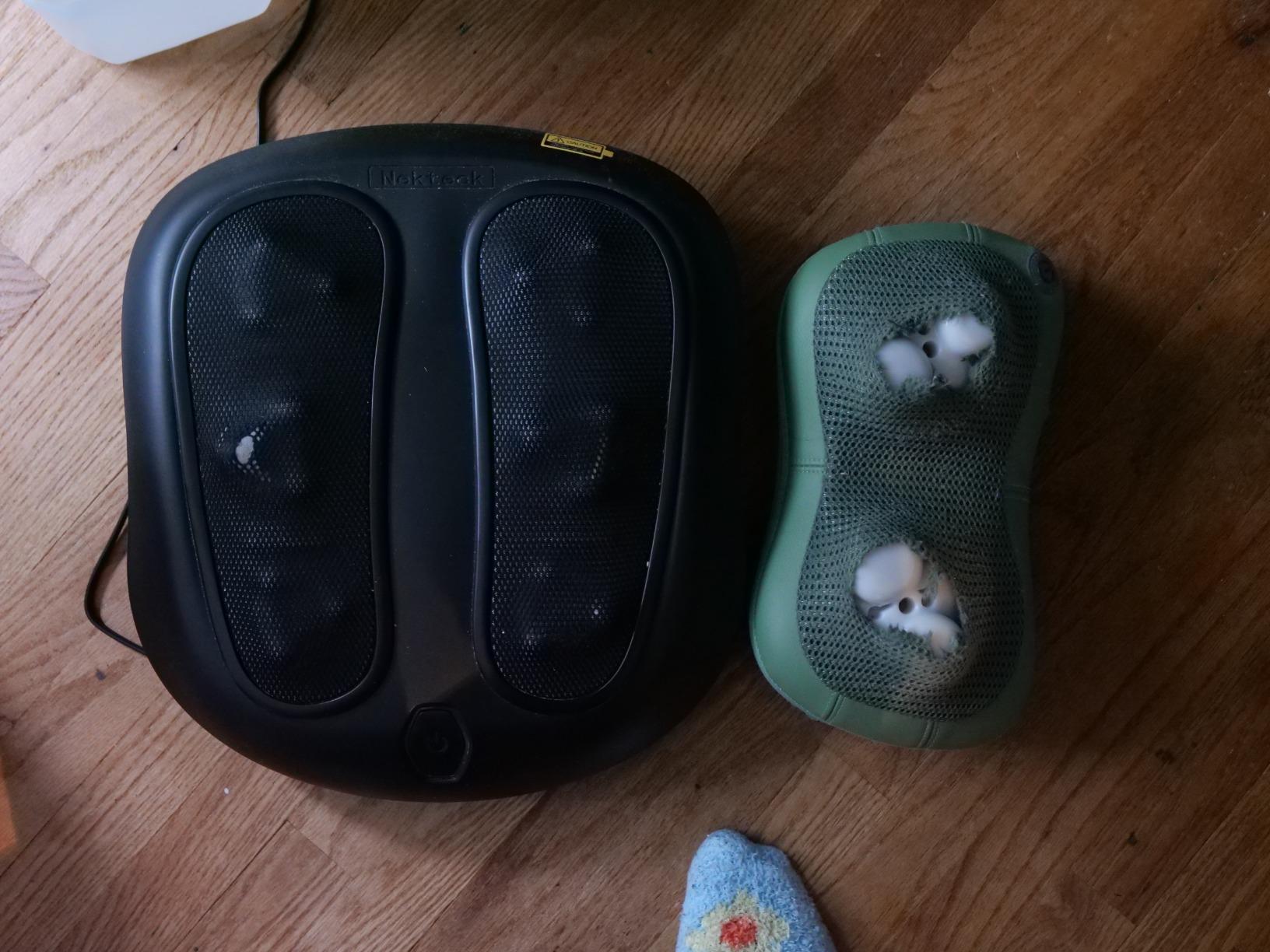 Nekteck Foot Massager with Heat, Shiatsu Heated Electric Kneading Foot Massager Machine for Neuropathy, Plantar Fasciitis, Feet Massage for Pain Relief, Circulation customer photo 2