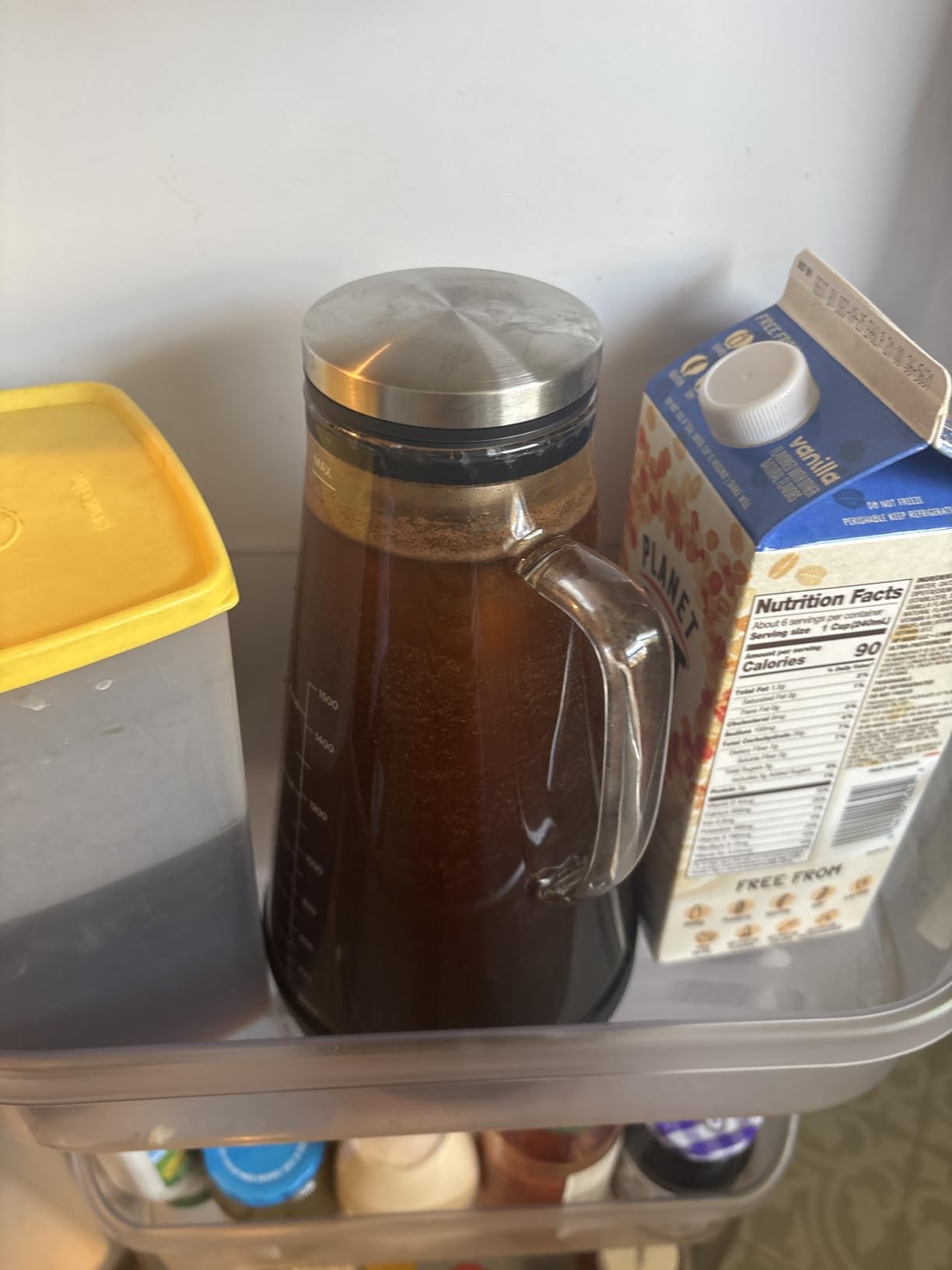 OVALWARE Airtight Cold Brew Iced Coffee Maker Pitcher with Removable Stainless Steel Filter customer photo 1