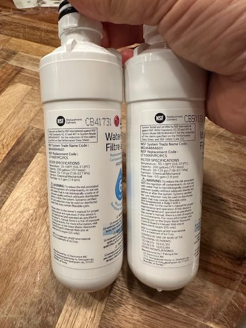 LG LT1000P - 6 Month / 200 Gallon Capacity Replacement Refrigerator Water Filter (NSF42, NSF53, and NSF401) customer photo 2
