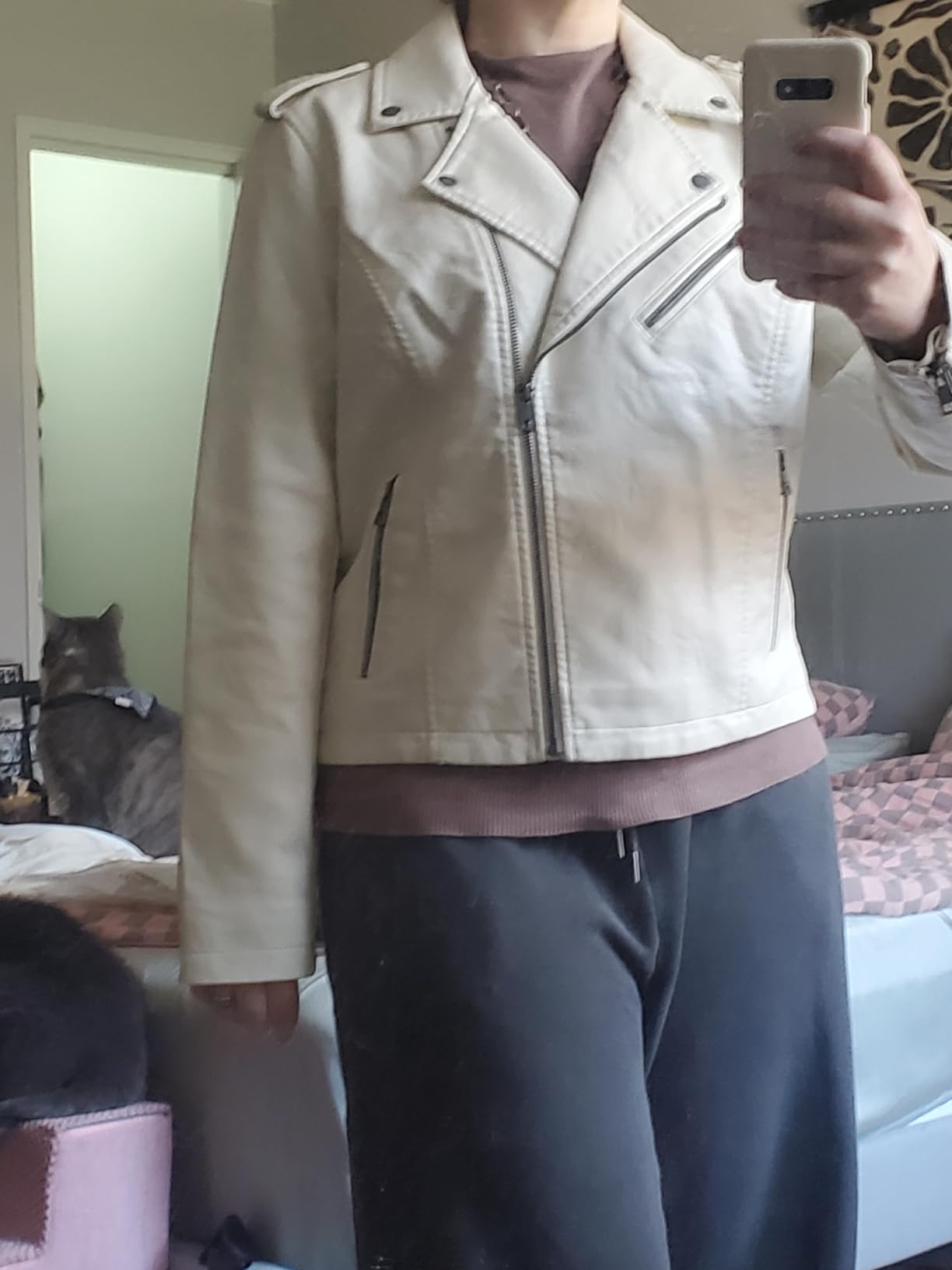Levi's Women's The Classic Faux Leather Moto Jacket (Regular & Plus Size) customer photo 1