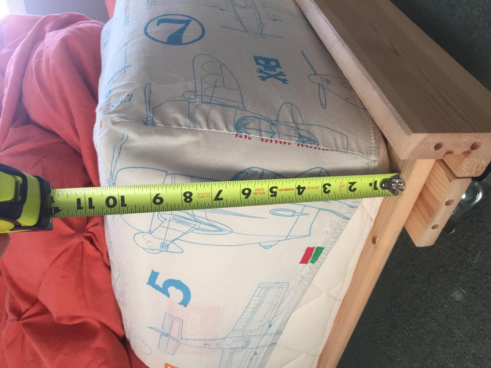 Happsy Organic Hybrid Mattress - Natural Latex Mattress - Medium Firm with Encased Coil Layers for Universal Comfort and Pressure Relief - Bed-in-a-Box - Twin customer photo 1