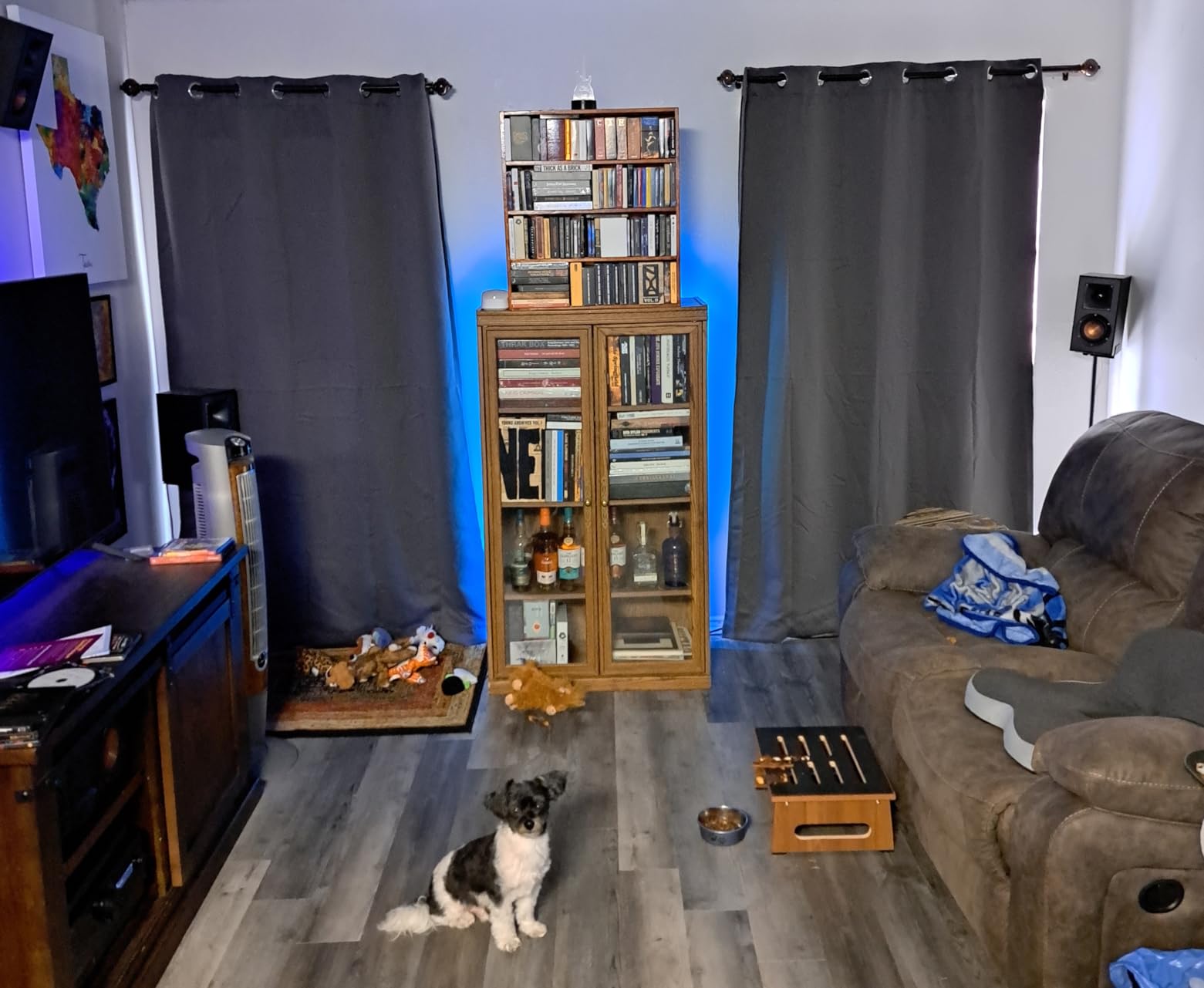 NICETOWN 100% Blackout Window Curtain Panels, Cold and Full Light Blocking Drapes with Black Liner for Nursery, 84 inches Drop Thermal Insulated Draperies (White, 2 Pieces, 52 Wide Each Panel) customer photo 1