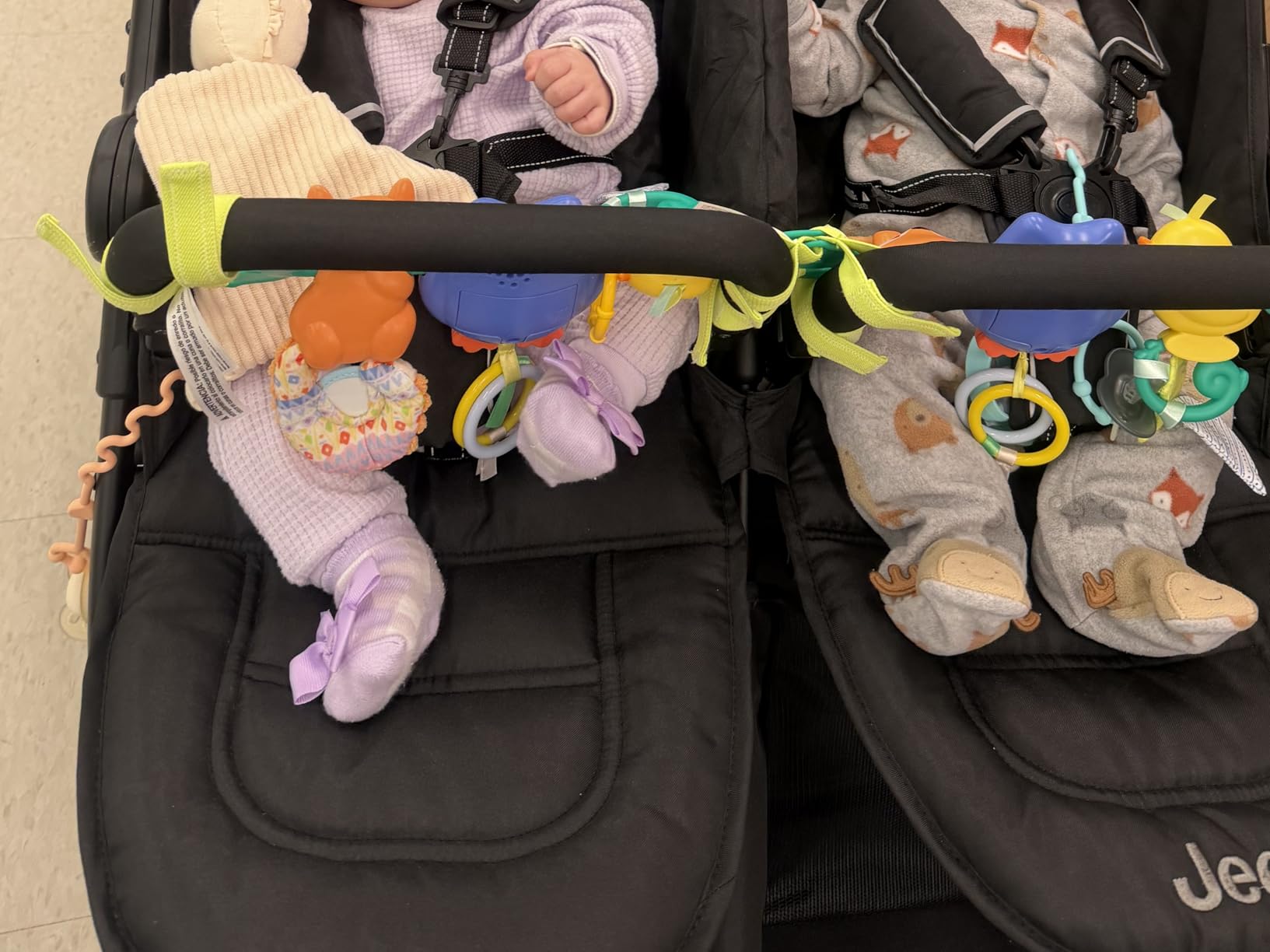 Jeep Destination Ultralight Side x Side Double Stroller, Midnight customer photo 1