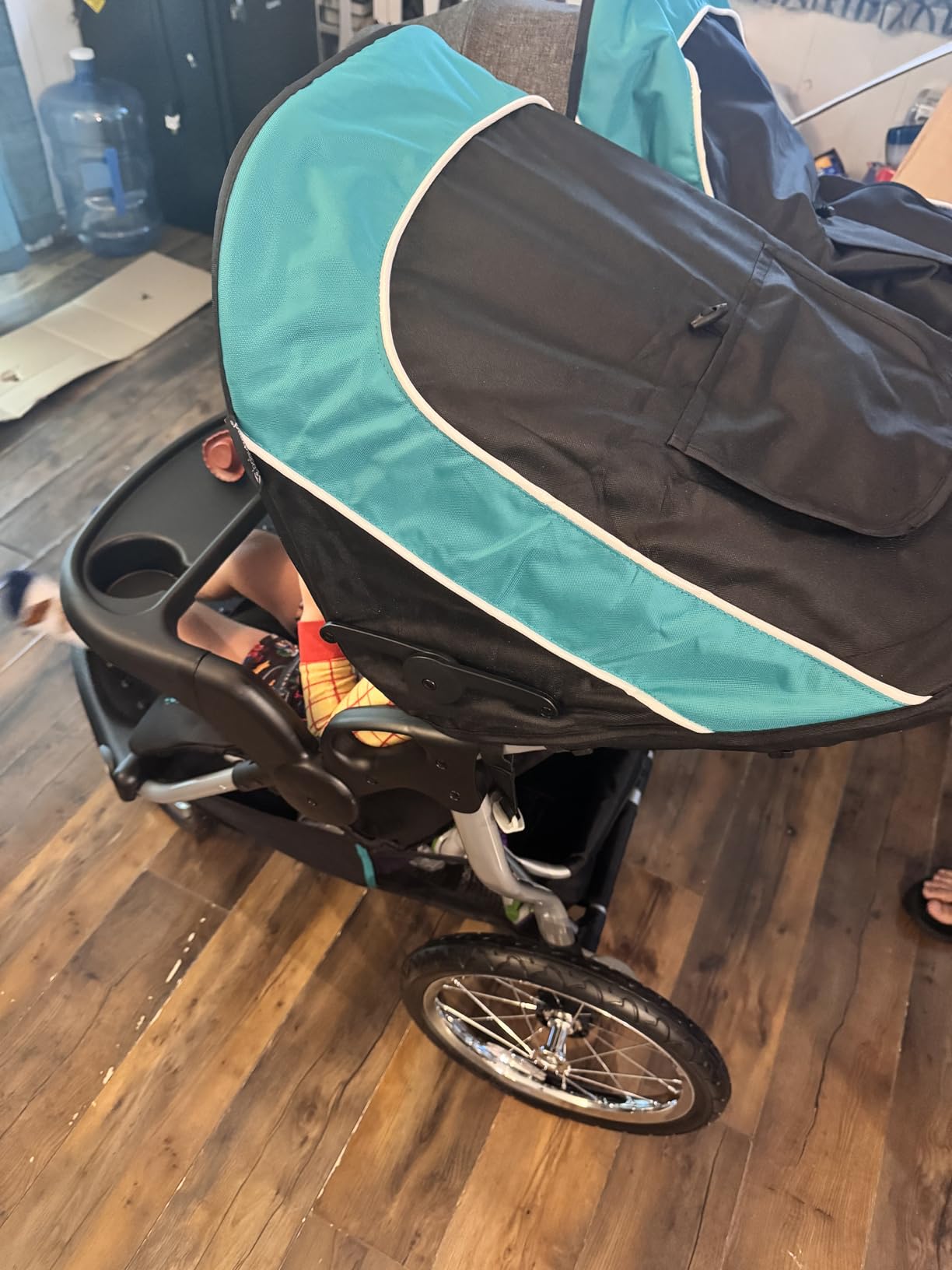 Baby Trend Expedition Double Jogger Stroller, Griffin customer photo 2