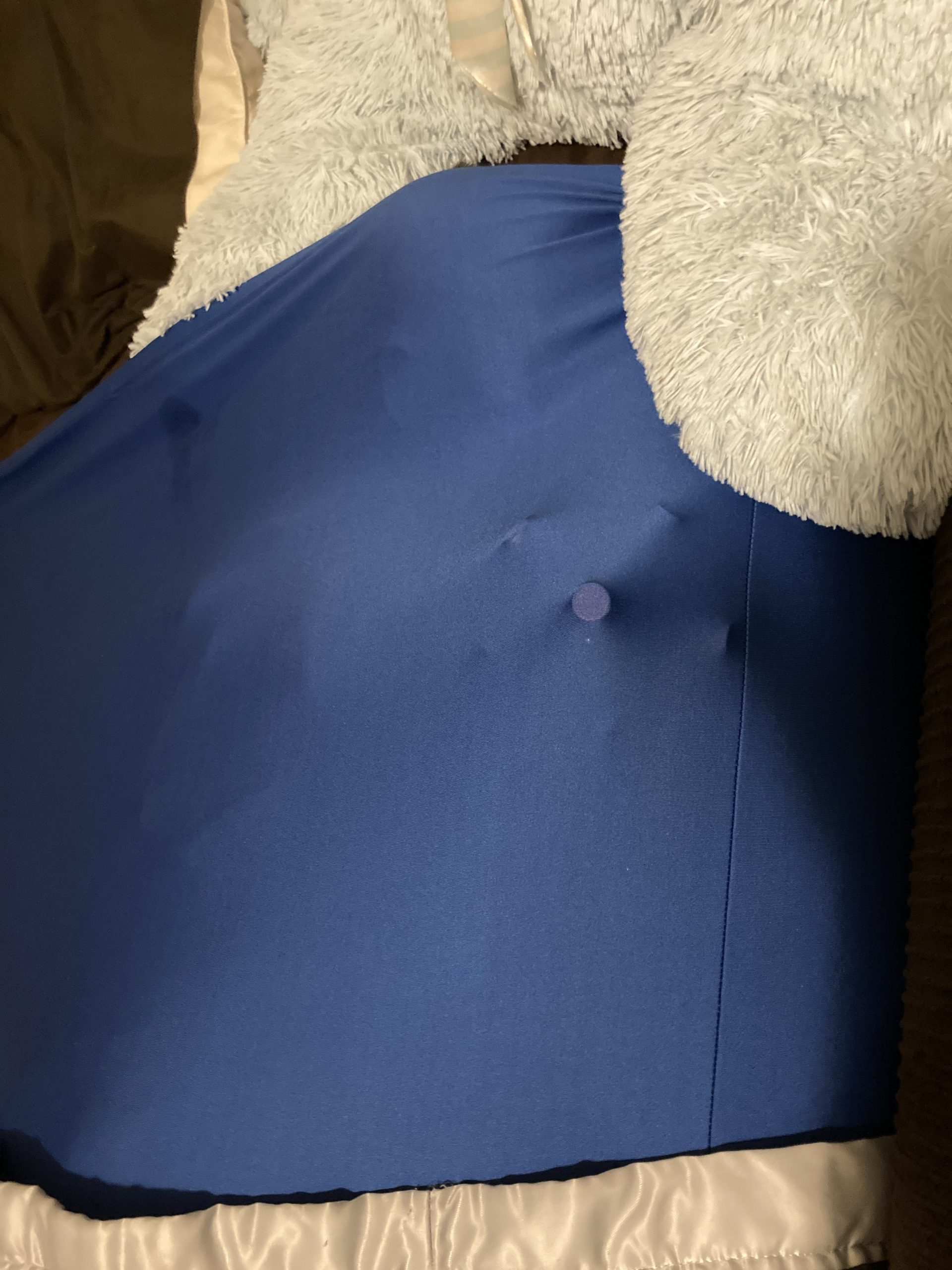 Special Supplies Sensory Bed Sheet for Kids Compression Alternative to Weighted Blankets - Breathable, Stretchy - Cool, Comfortable Sleeping Bedding - Blue (Twin) customer photo 1