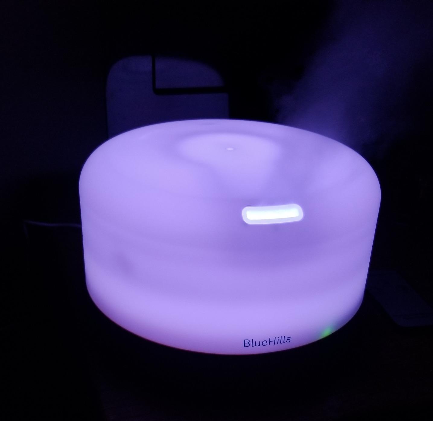 BlueHills Premium 1000 ML XL Essential Oil Diffuser Aromatherapy Humidifier with Remote Timer for Large Room Home 18 Hour Run Huge Coverage Area 1 Liter Mood Light Extra Large Capacity Wood Grain D004 customer photo 1