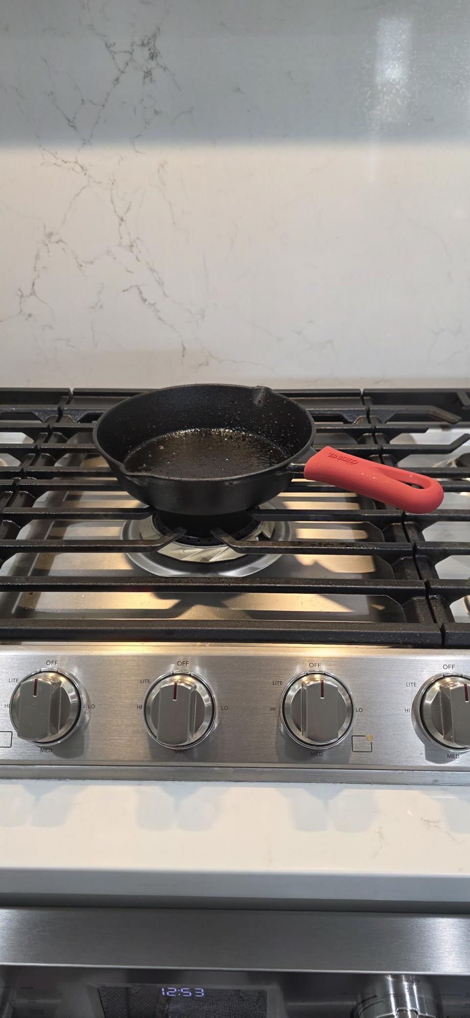 Cuisinel Cast Iron Skillets Set - 4-Piece Chef Pans Kit - 6