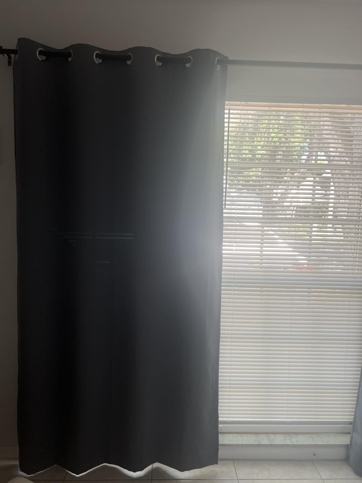 Yakamok 100% Blackout Curtains 84 Inches Long, 2 Thick Layers Heat and Full Light Blocking Soft Thermal Insulated Drapes for Bedroom(52