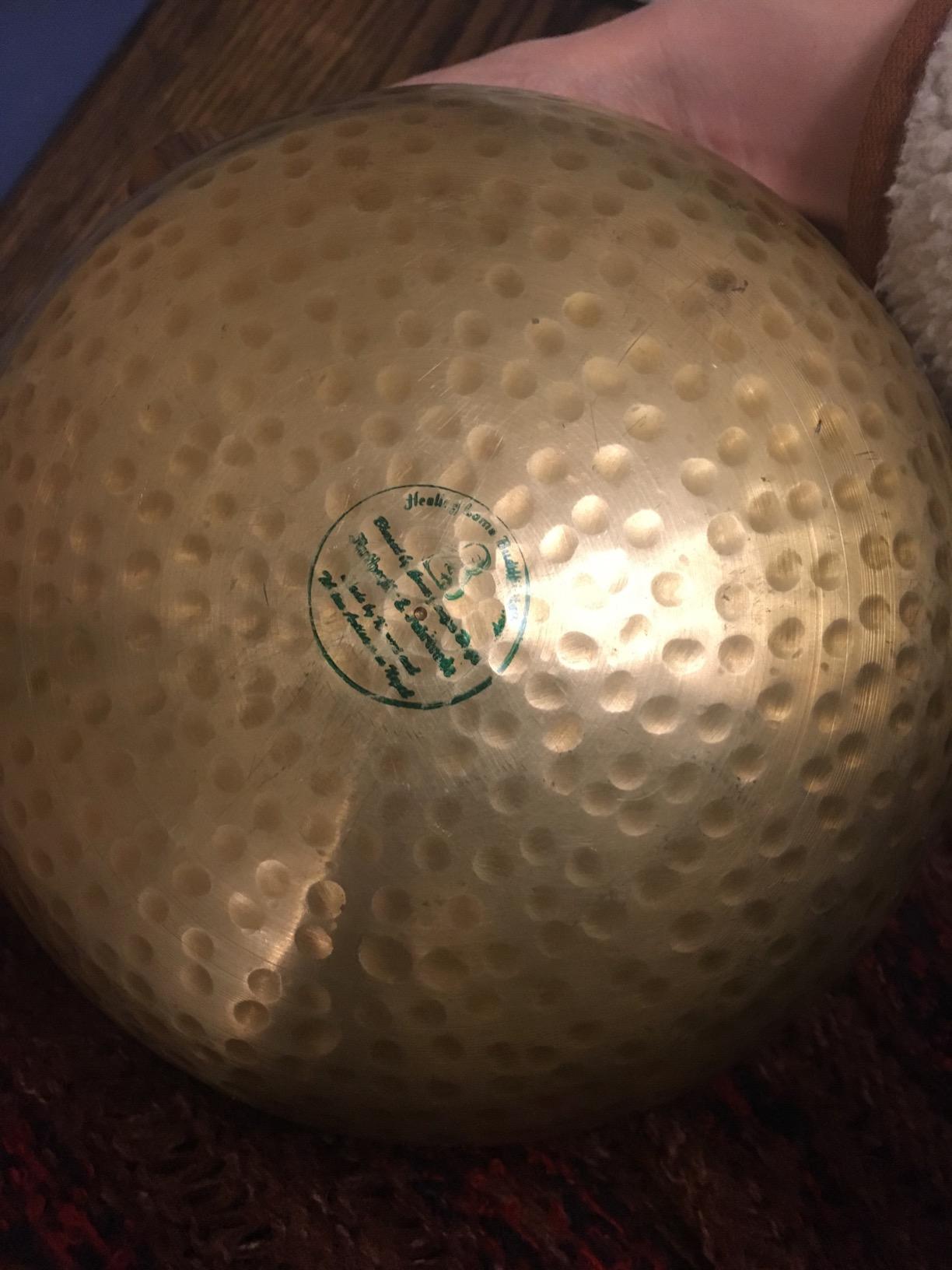 Large Heavy Weight 6.25 Inches Meditation Grade Professional Quality Hand Hammered Tibetan Singing Bowl Set. Yoga Sound Bowl Made with Seven Metals for Healing and Relaxation. By Healing Lama(TM) customer photo 2