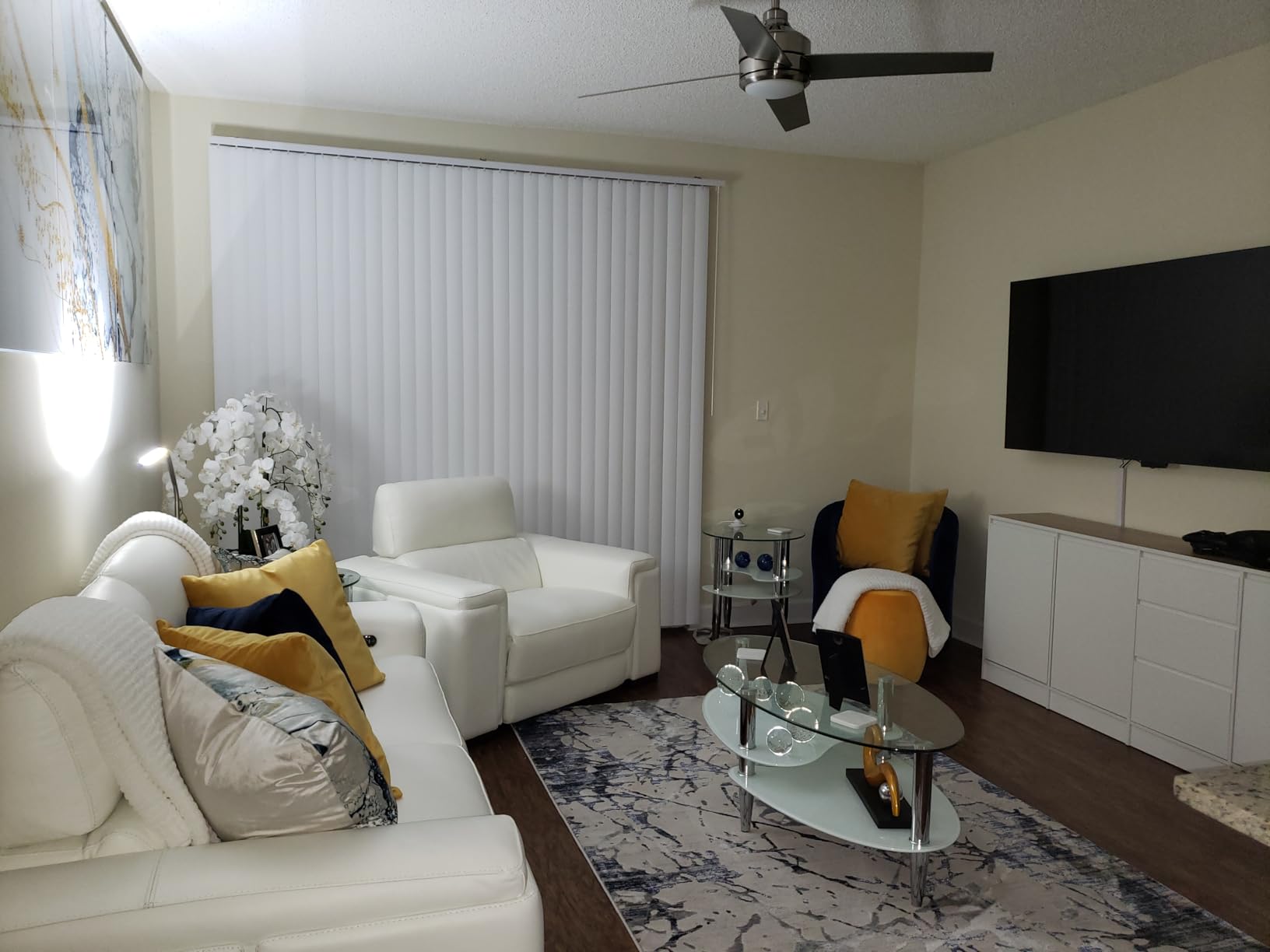 Daylight Company, LLC U35108 Slimline 3 Table Lamp-LED-80 CRI-Eye Care-4 Brightness Levels, 3,000 LUX at 30 cm, 1,065 LUMENS-4 Step DIMMER Mode, Brushed Steel, 25.6 x 30 x .8 customer photo 2