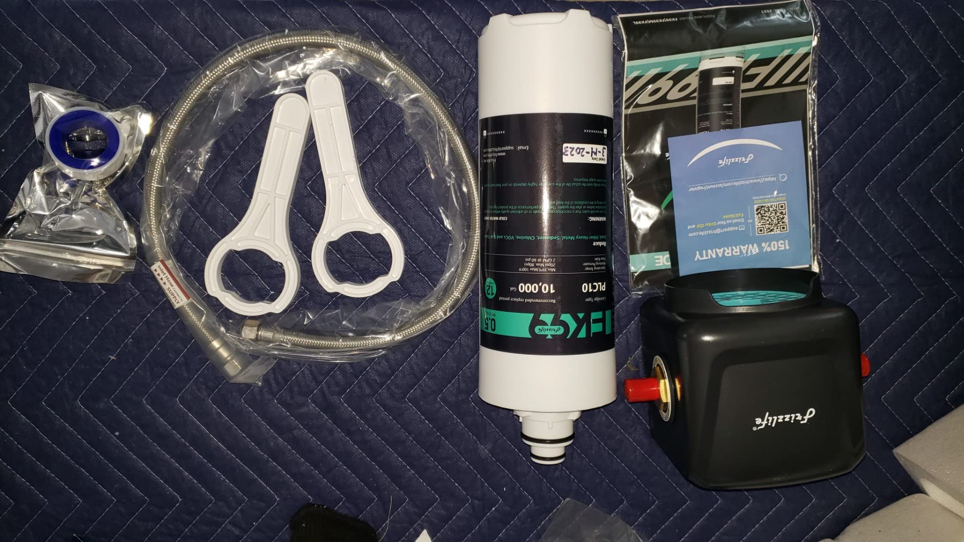 Frizzlife Under Sink Water Filter System - NSF/ANSI 53&42 Certified High Capacity Direct Connect Under Counter Drinking Water Filtration System - 0.5 Micron Reduces Lead, Chlorine, Bad Taste & Odor customer photo 2