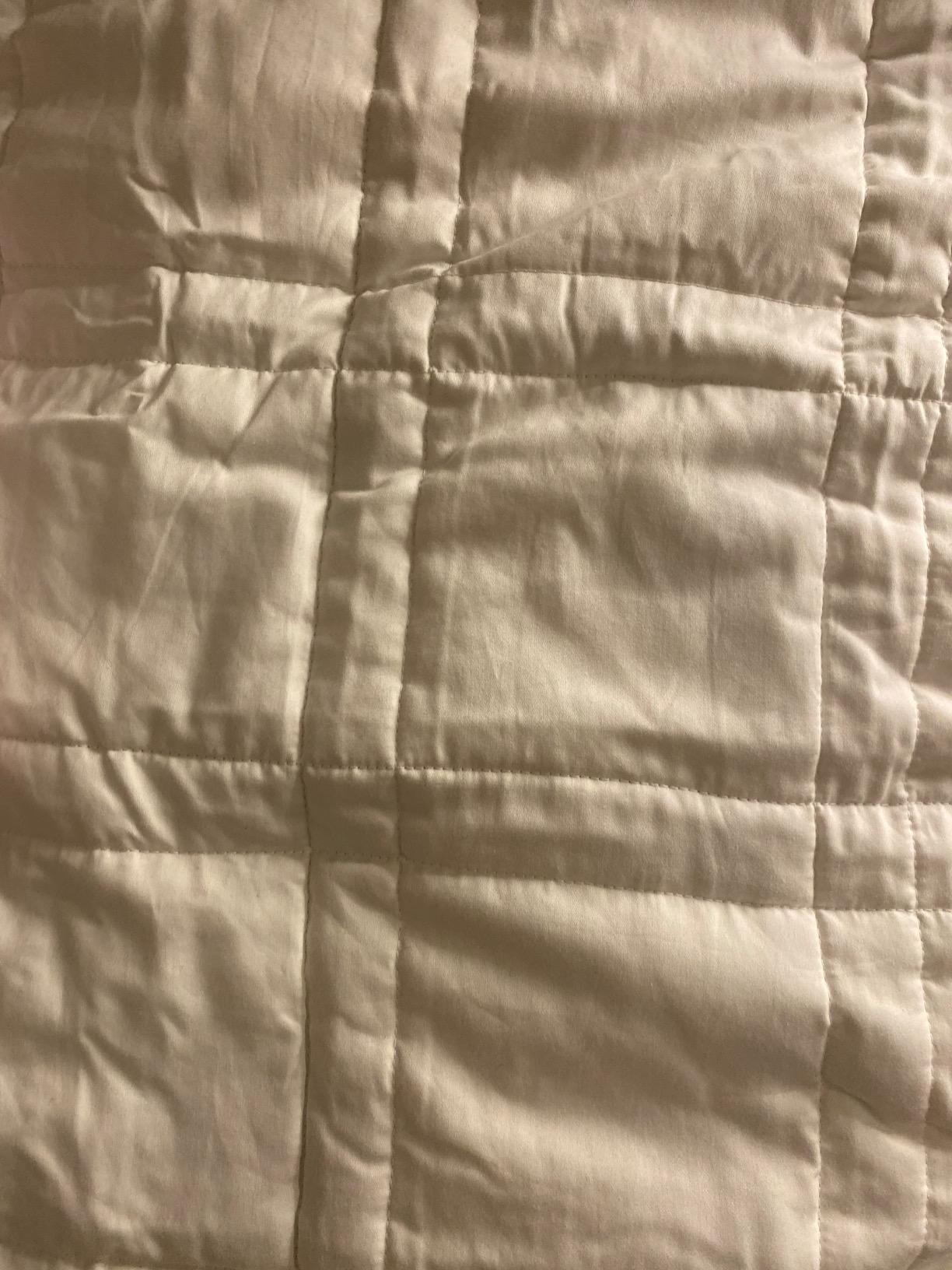 Baloo Weighted Blanket for Adults 15 lb (Pebble White, 60