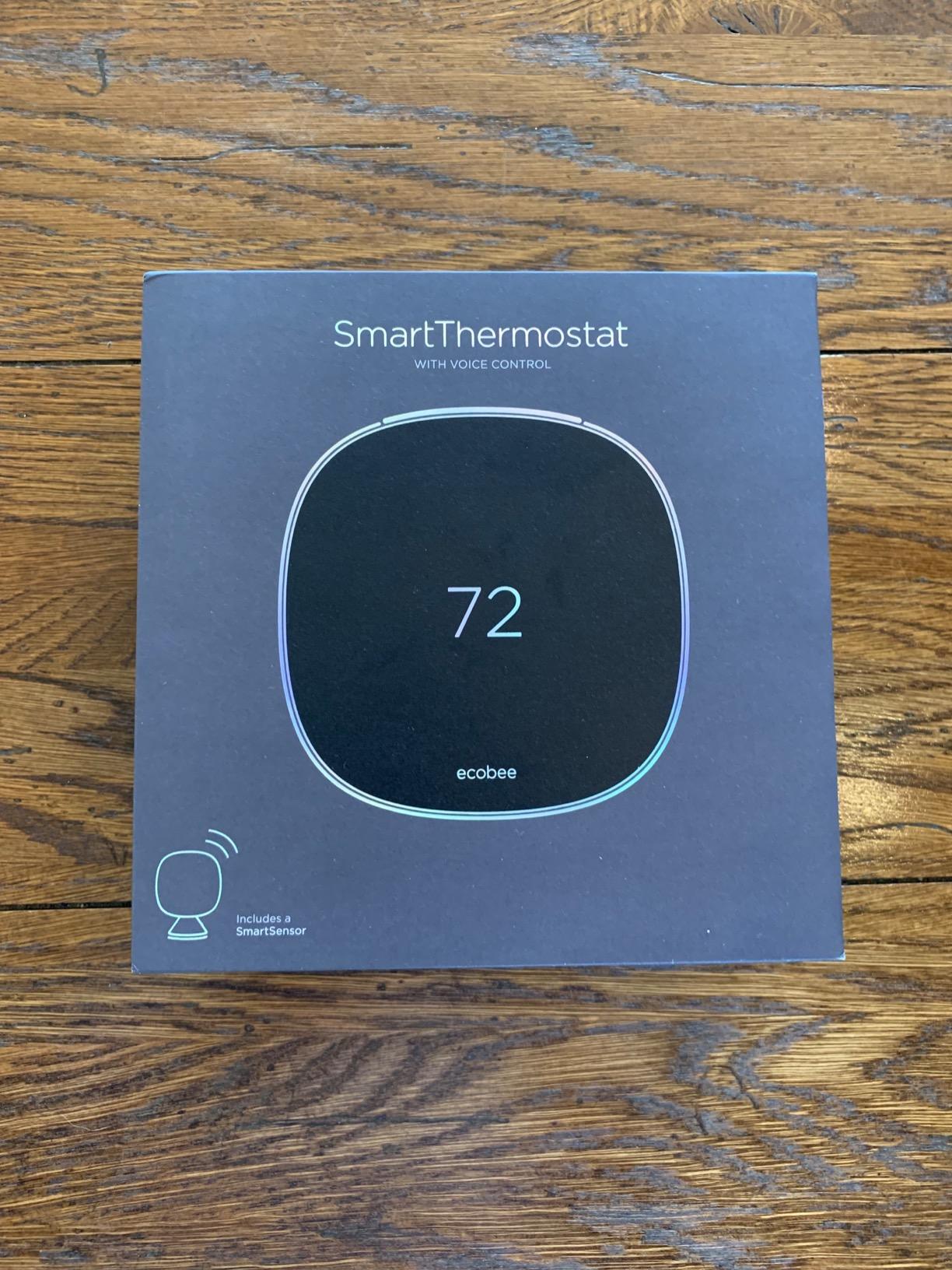 ecobee SmartThermostat with Voice Control - Programmable Wifi Thermostat - Works with Siri, Alexa, Google Assistant - Smart Thermostat for Home customer photo 1