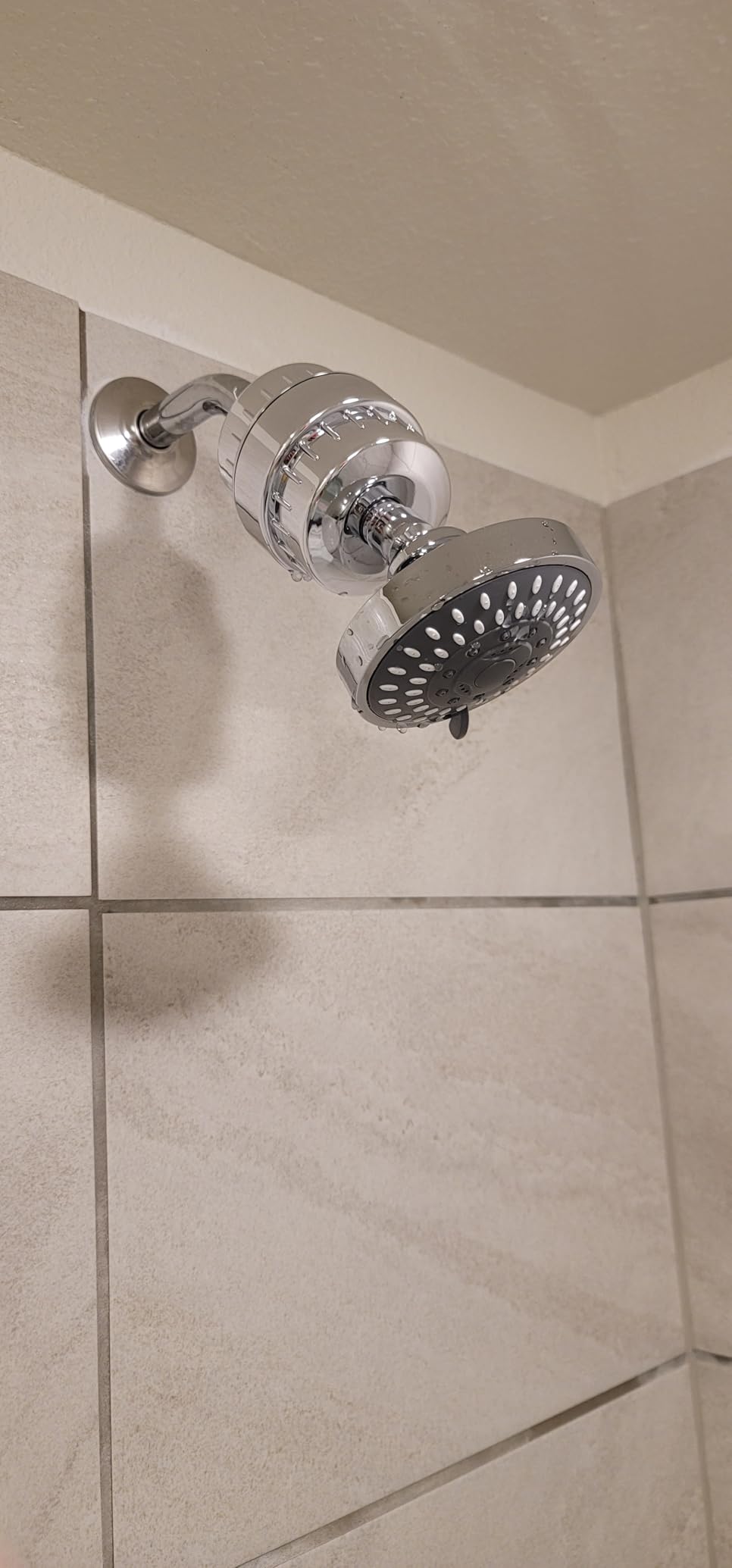 FEELSO Shower Head and 15 Stage Shower Filter Combo, High Pressure 5 Spray Settings Filtered Showerhead with Water Softener Filter Cartridge for Hard Water Remove Chlorine and Harmful Substances customer photo 2