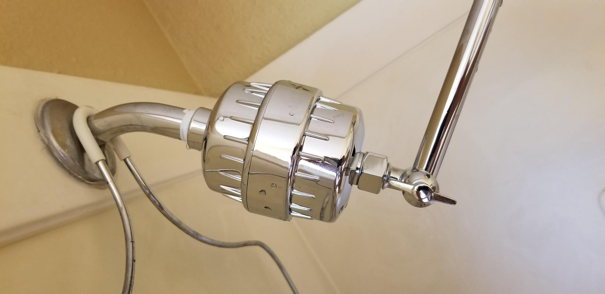 SparkPod 23 Stage Shower Head Filter for Hard Water - High Output Universal Shower Filters to Remove Toxic Chemicals, Chlorine & Heavy Metals (Luxury Polished Chrome) customer photo 1