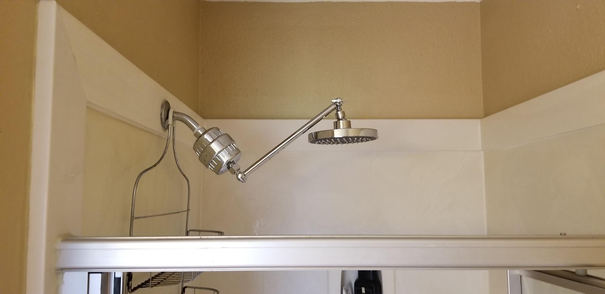 SparkPod 23 Stage Shower Head Filter for Hard Water - High Output Universal Shower Filters to Remove Toxic Chemicals, Chlorine & Heavy Metals (Luxury Polished Chrome) customer photo 2