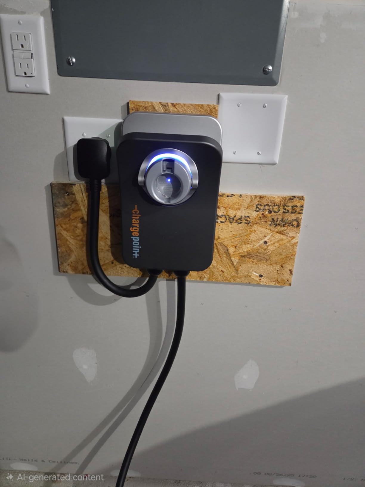 ChargePoint HomeFlex Level 2 EV Charger J1772 - Fast Smart Battery Power Charging at Home for Electric Automobile Vehicles - NEMA 14-50 Plug for Electric Car customer photo 2