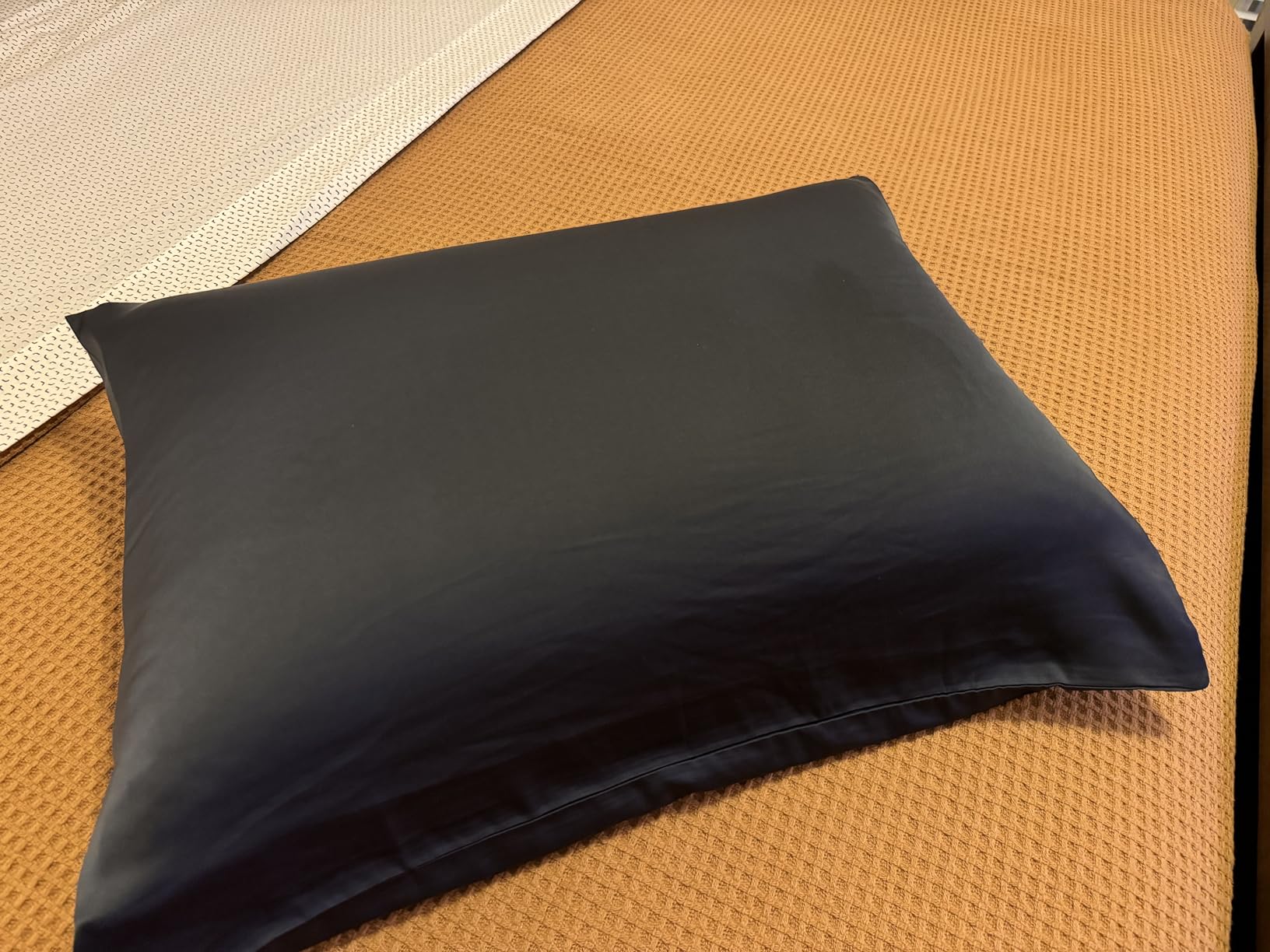 Purple Harmony Pillow Standard Size, Tall Height, Medium Feel - Talalay Latex Foam Cooling Pillow for Combo or Side Sleepers, 360 Degree Hex GelFlex Grid for No-Pressure Support customer photo 2