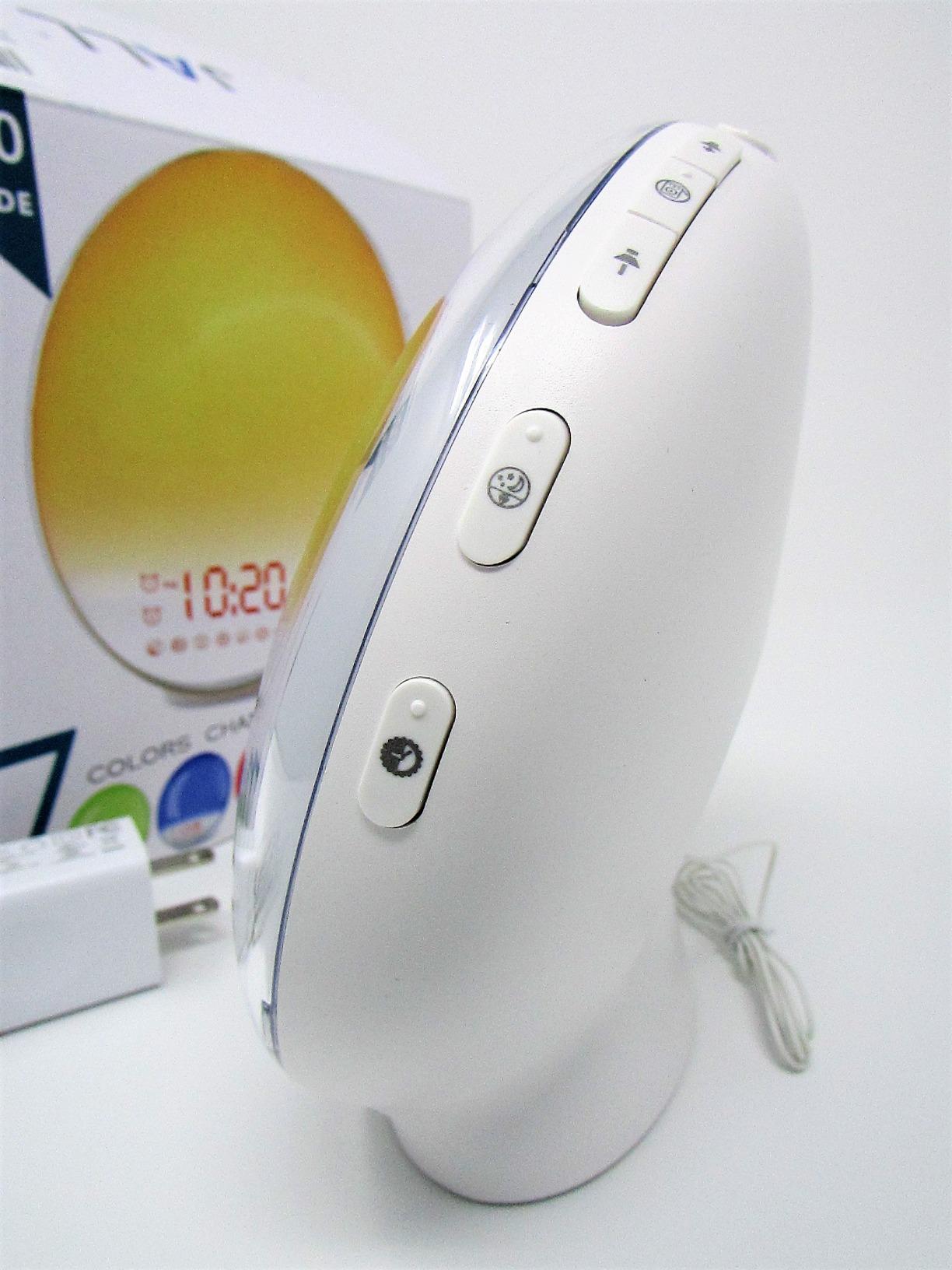 Wake Up Light Sunrise Alarm Clock for Kids, Heavy Sleepers, Bedroom, with Sunrise Simulation, Sleep Aid, Dual Alarms, FM Radio, Snooze, Nightlight, Daylight, 7 Colors, 7 Natural Sounds, Ideal for Gift customer photo 2