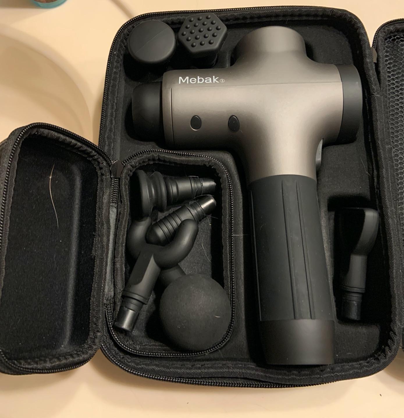 Mebak 3 Massage Gun Deep Tissue, Muscle Massager for Athletes Pain Relief customer photo 2