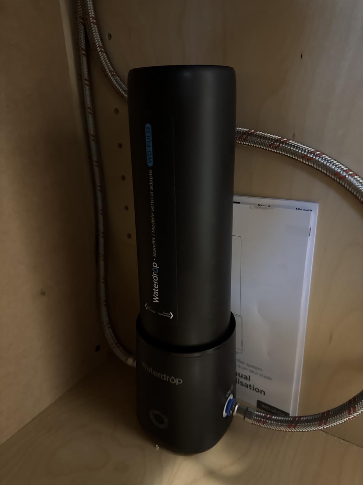 Waterdrop 10UA Under Sink Water Filter System, Reduces PFAS, PFOA/PFOS, Lead, Chlorine, Bad Taste & Odor, Under Counter Water Filter Connects Directly to Your Faucet, NSF/ANSI 42 Certified, 1 Year customer photo 2