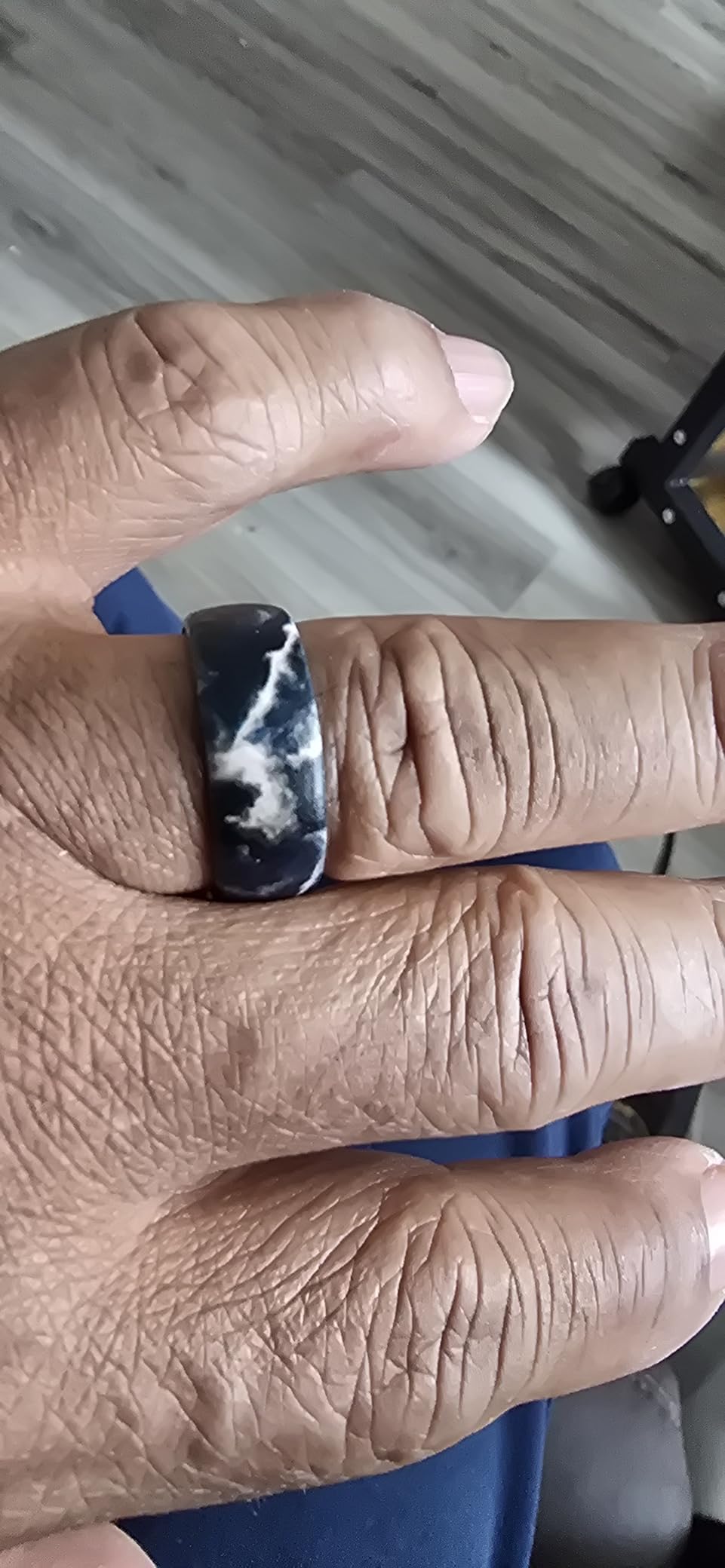 Groove Life Nomad Silicone Ring Breathable Rubber Wedding Rings for Men, Lifetime Coverage, Unique Design, Comfort Fit Ring customer photo 2