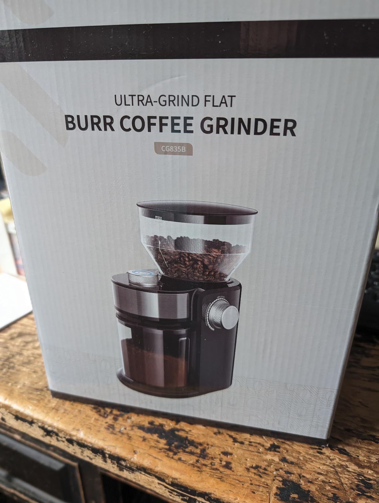 SHARDOR Electric Burr Coffee Grinder 2.0, Adjustable Burr Mill with 16 Precise Grind Setting for 2-14 Cup, Black customer photo 2