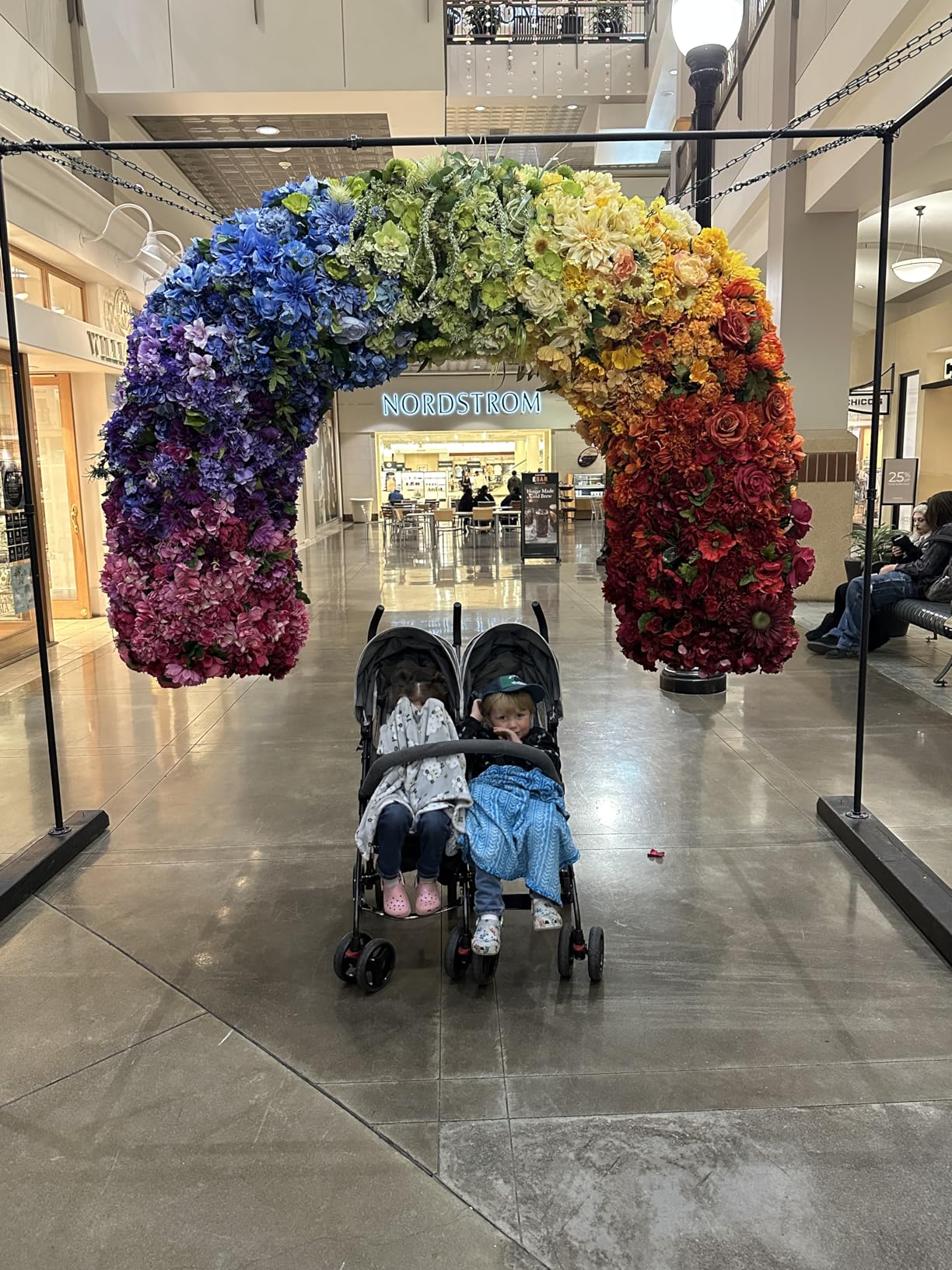 Dream On Me Volgo Twin Baby Stroller, Lightweight Side-by-Side Double Umbrella Stroller, Black customer photo 1