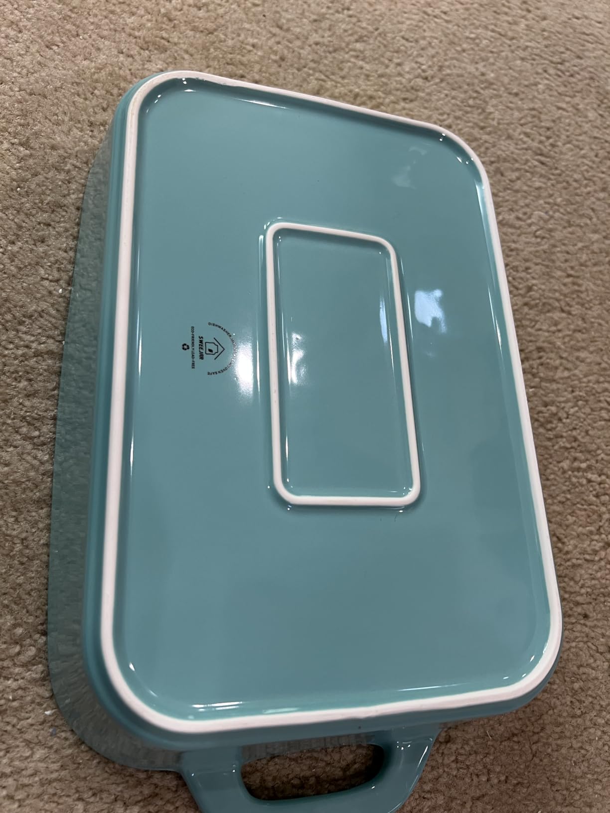 Sweejar Ceramic Bakeware Set, Rectangular Baking Dish for Cooking, Kitchen, Cake Dinner, Banquet and Daily Use, Casserole Dishes for Oven Porcelain Baking Pans (Jade) customer photo 1