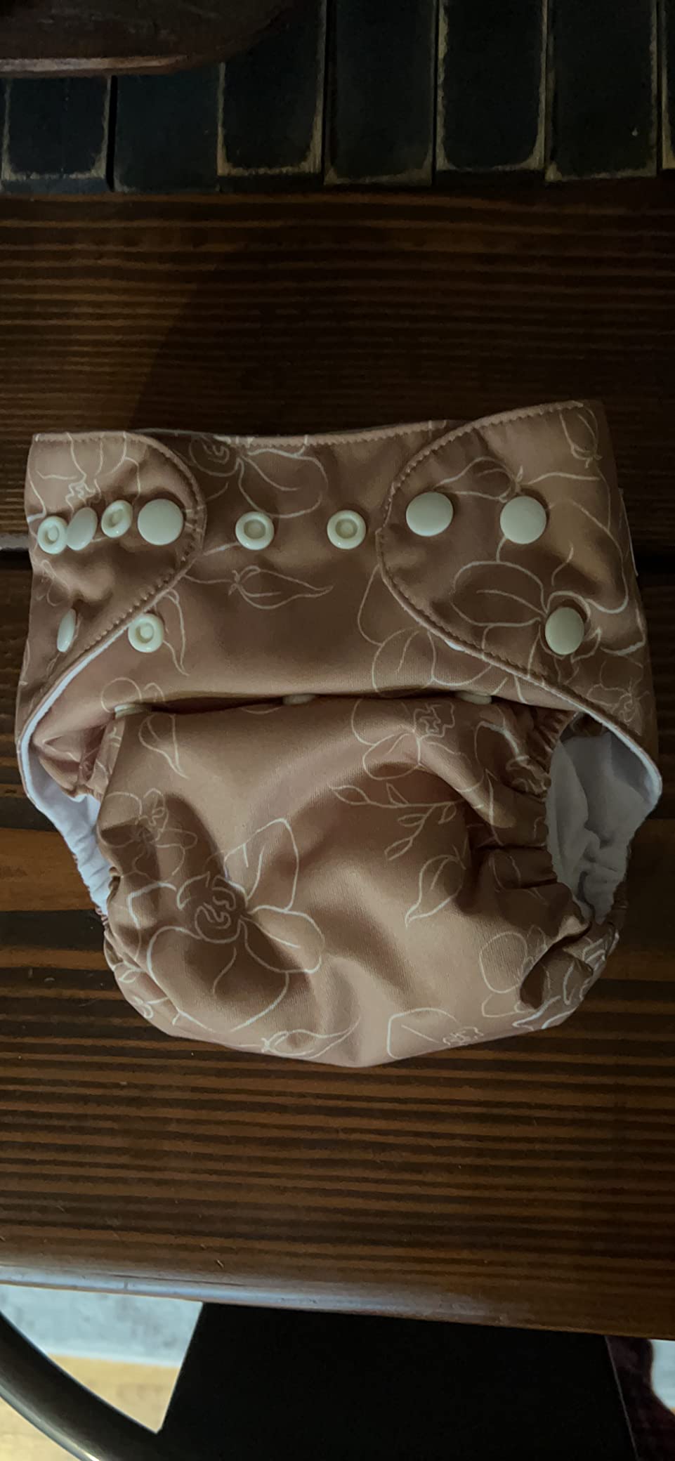 Nora's Nursery Cloth Diapers for Babies - 7 Adjustable Baby Reusable Diapers, 7 Inserts & 1 Wet Bag From Newborns to Toddlers - One-Size Pocket No-Leak, Washable Design customer photo 2